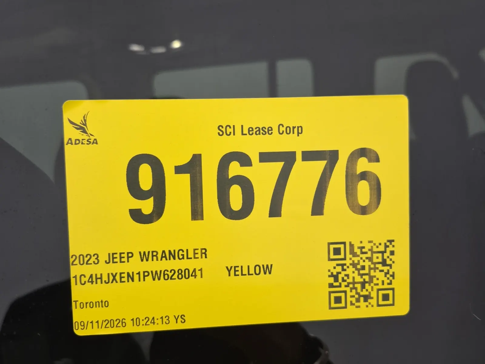 Inventory Label Photo