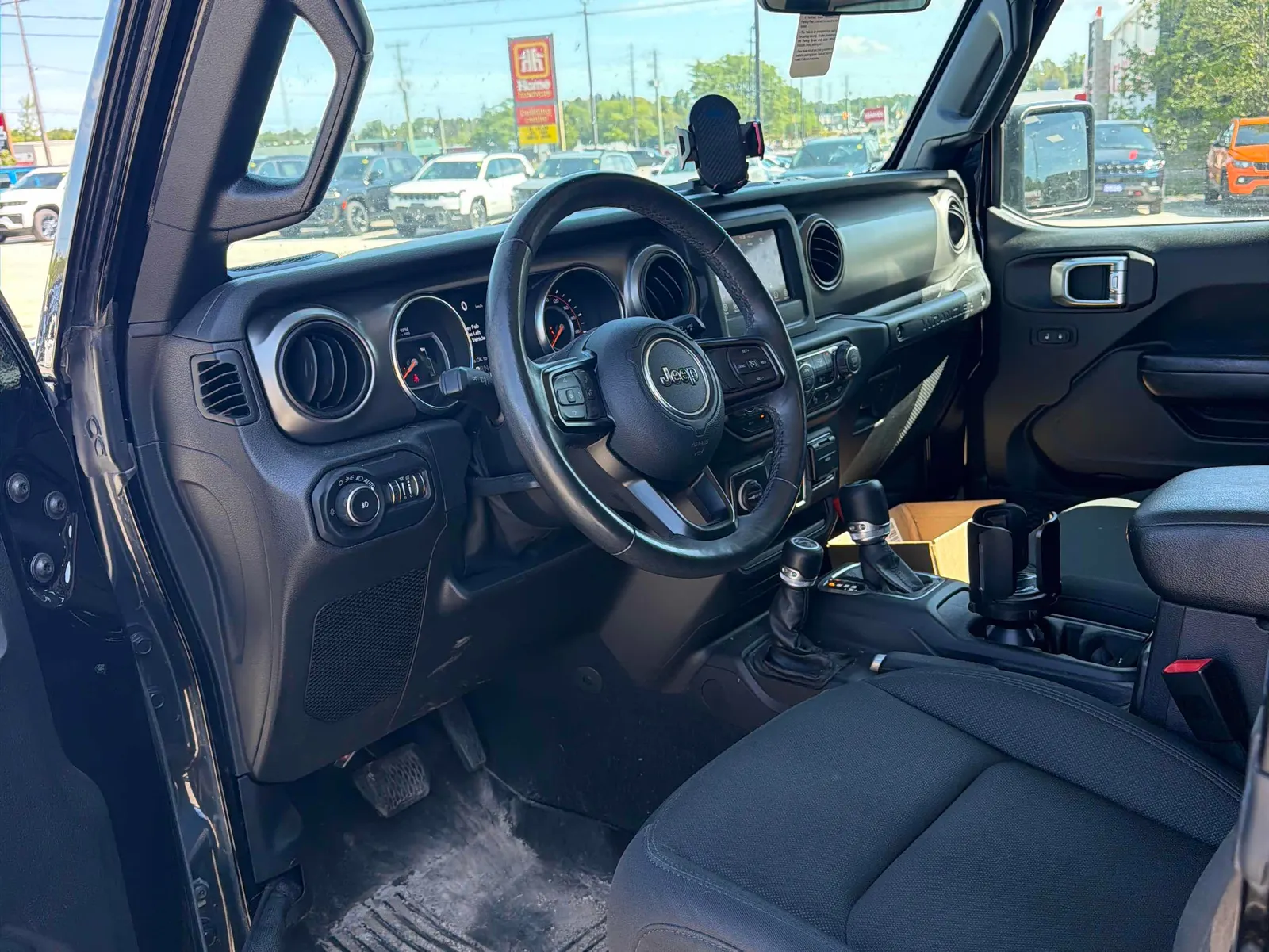 Interior driver side
