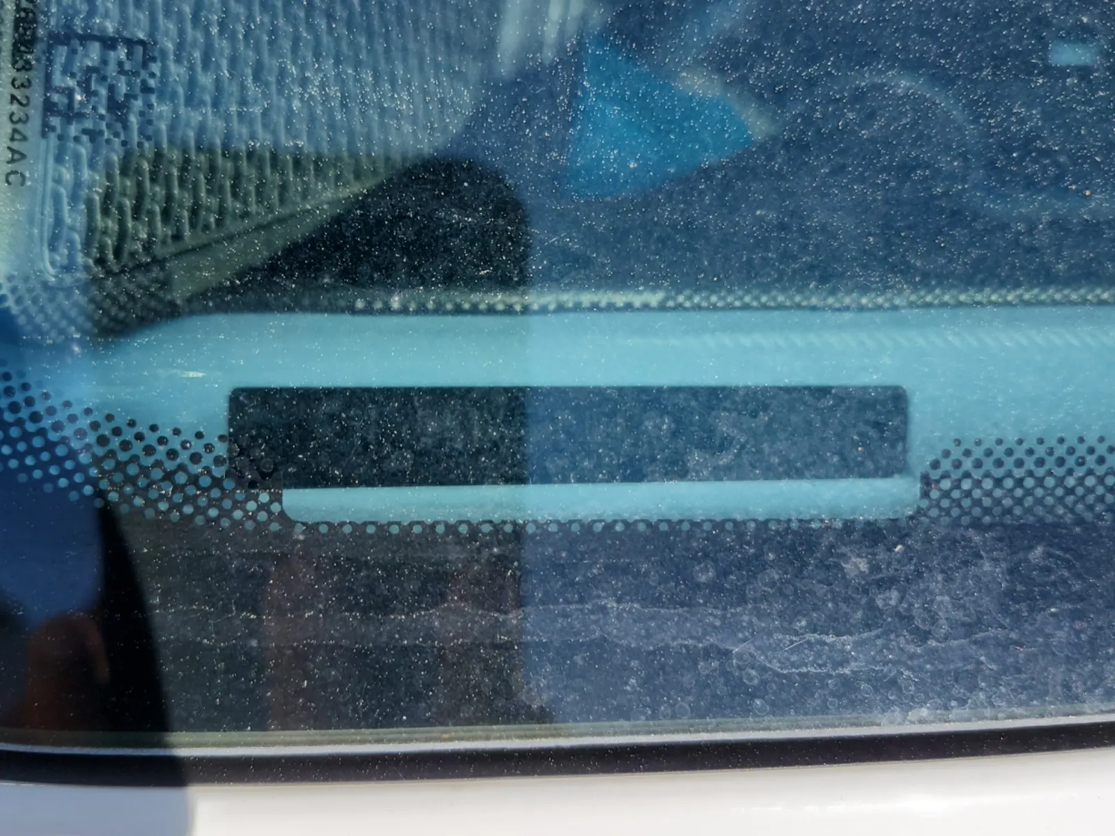 Dash VIN Plate Photo