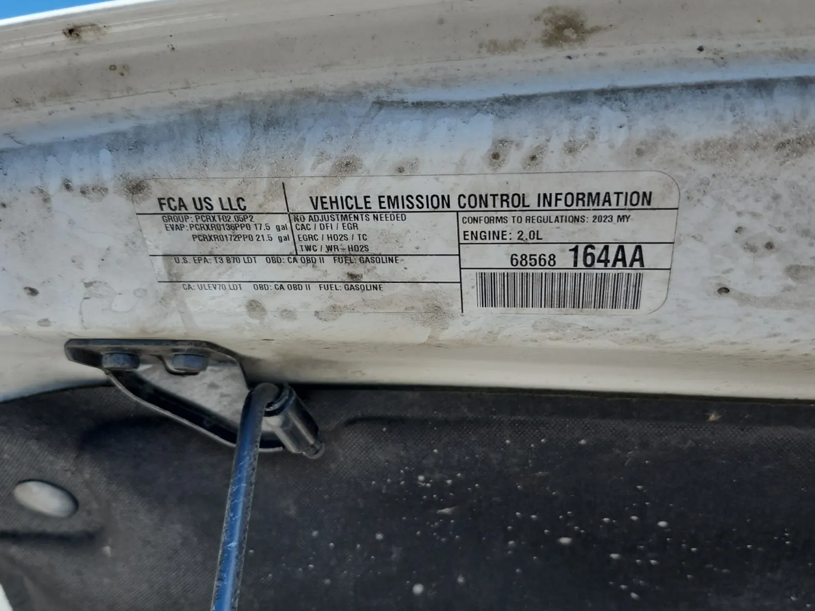 Emission Sticker Photo