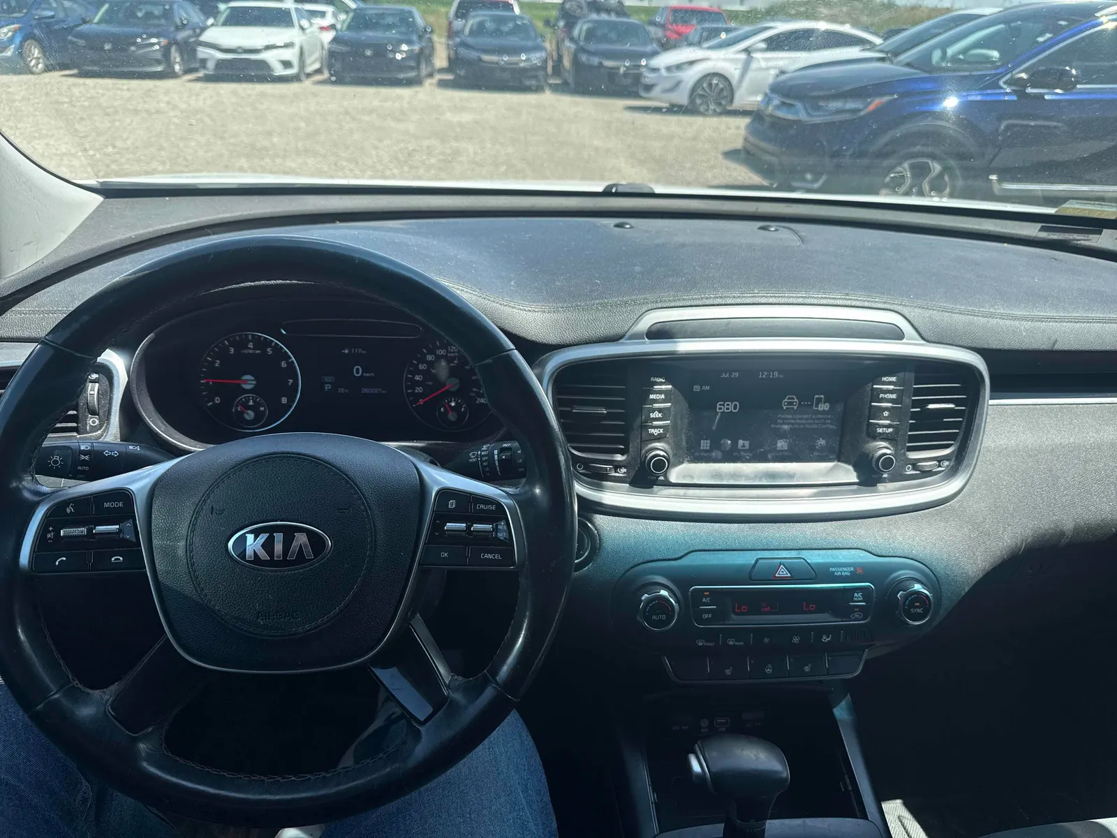 Interior driver side