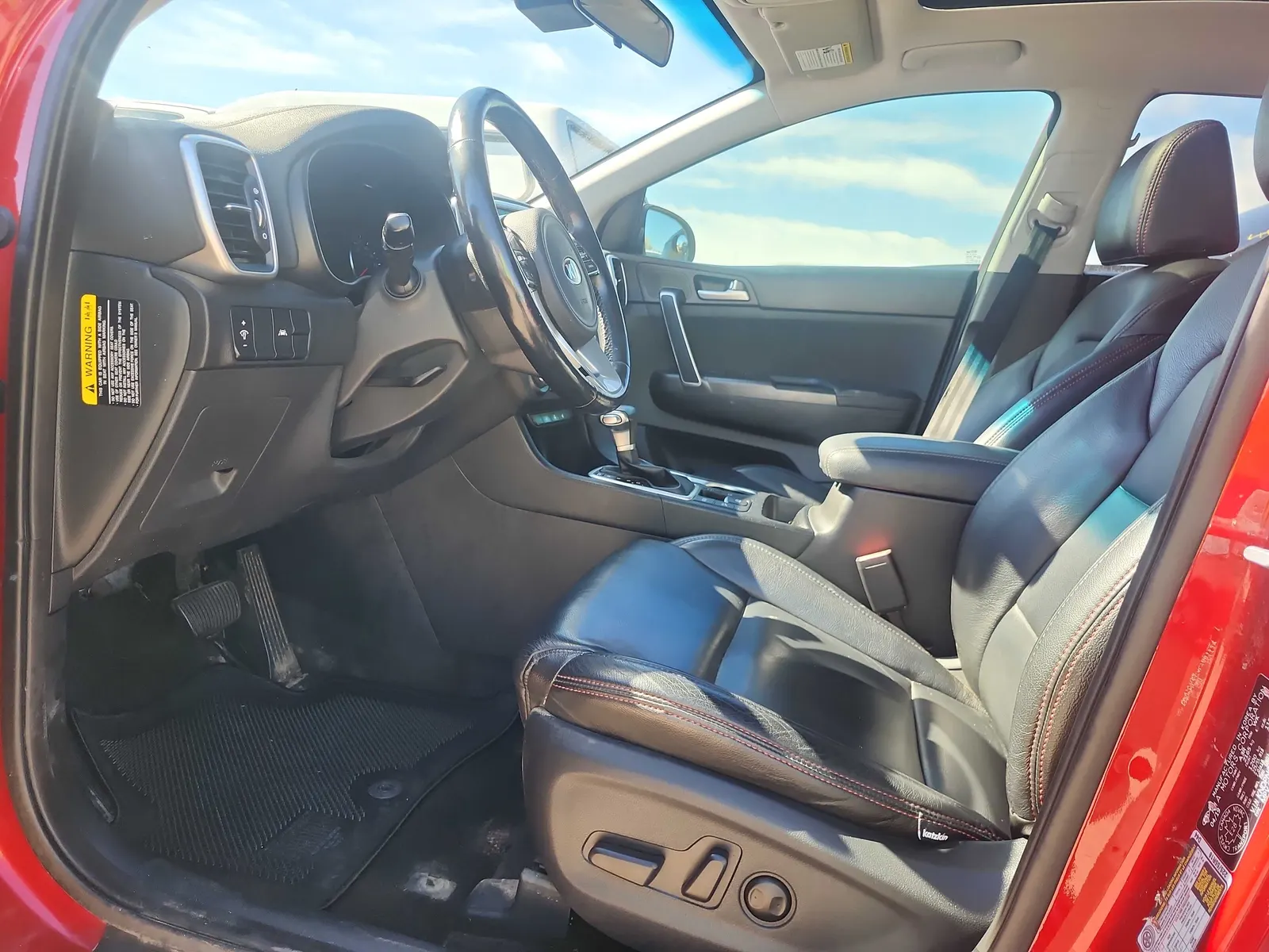 Interior driver side