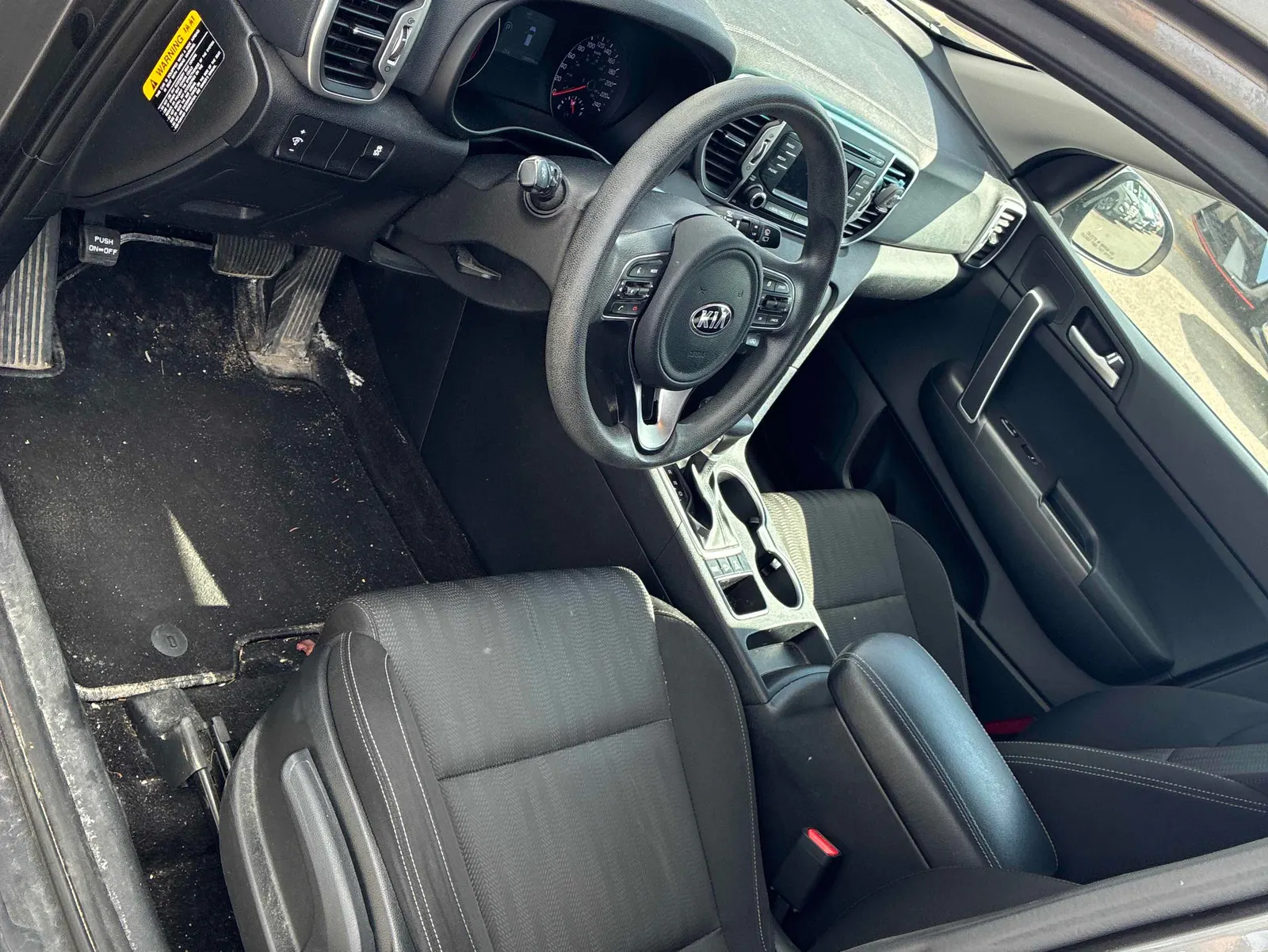 Interior driver side