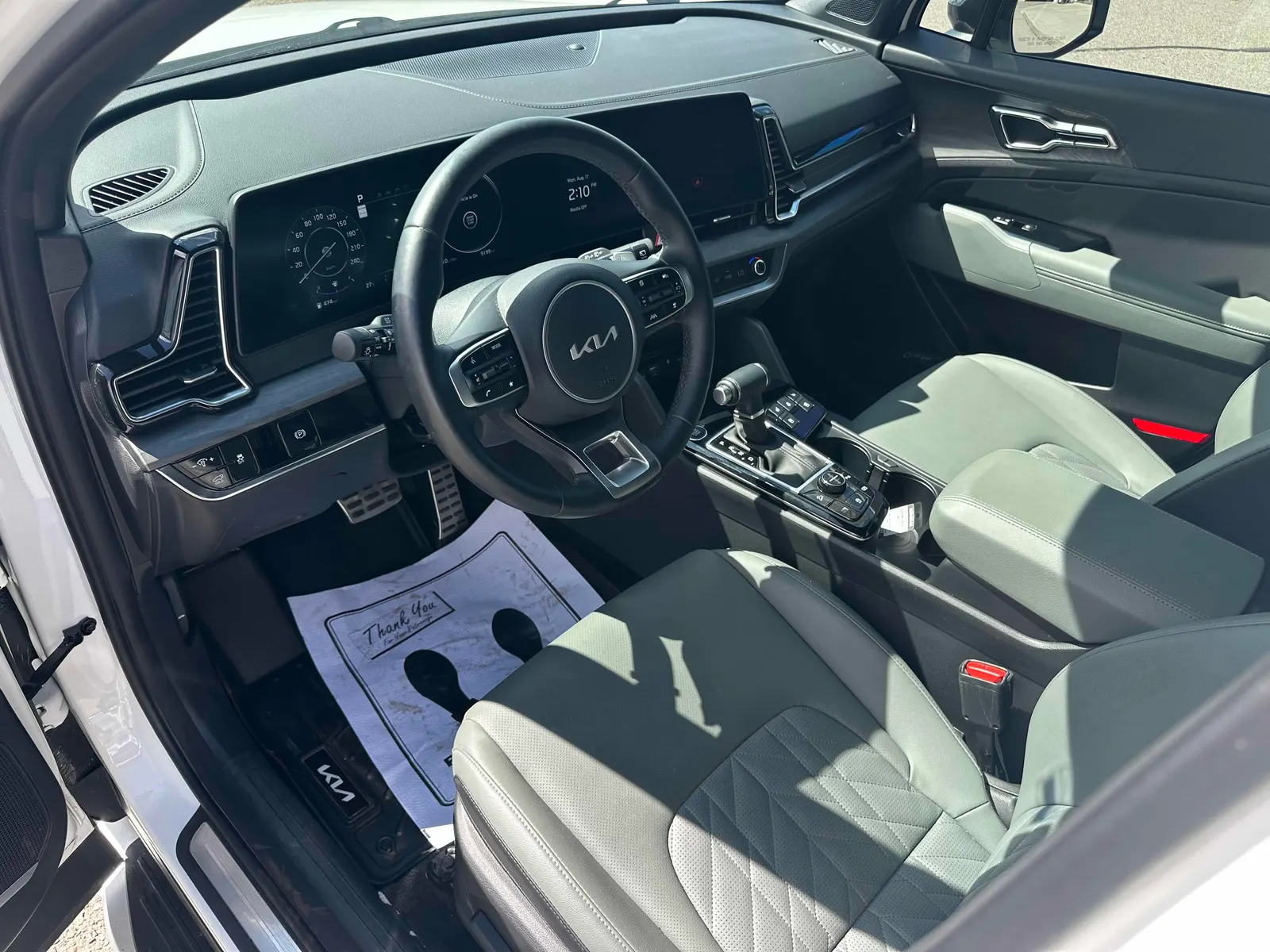 Interior driver side