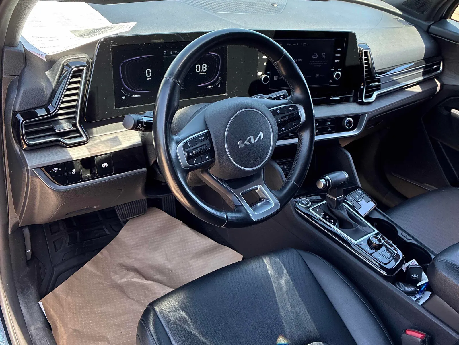 Interior driver side