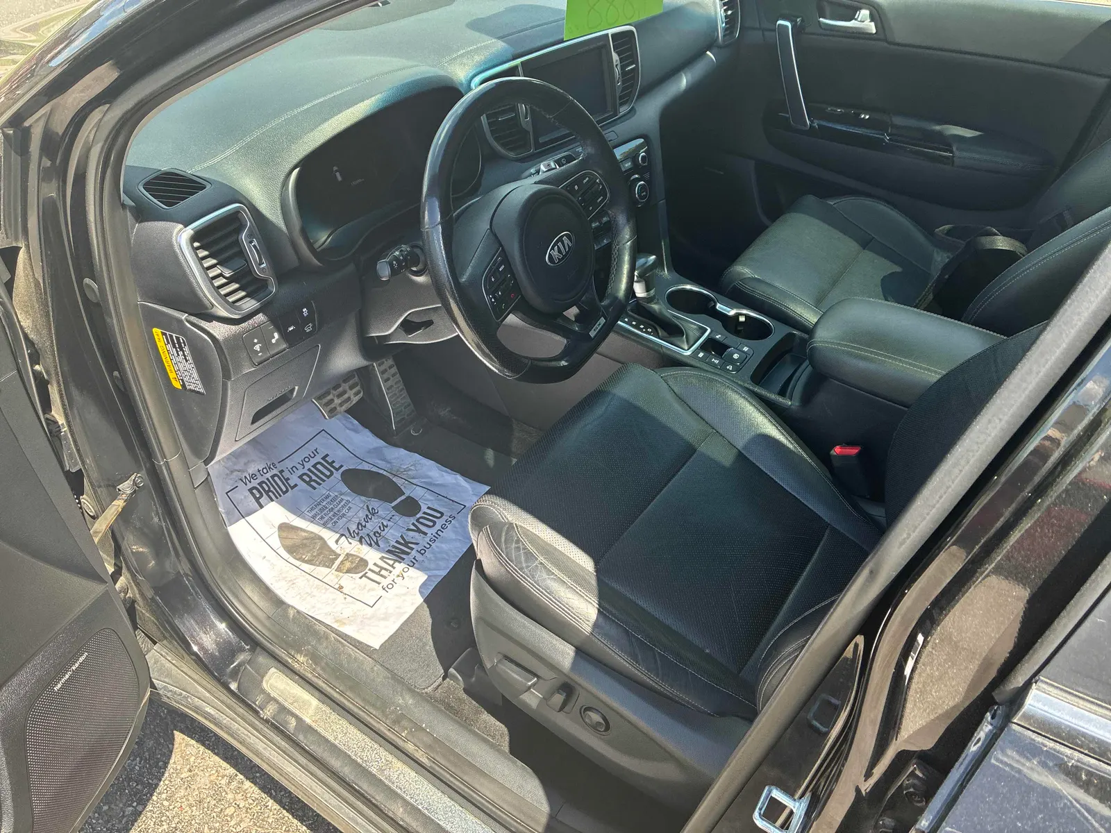 Interior driver side