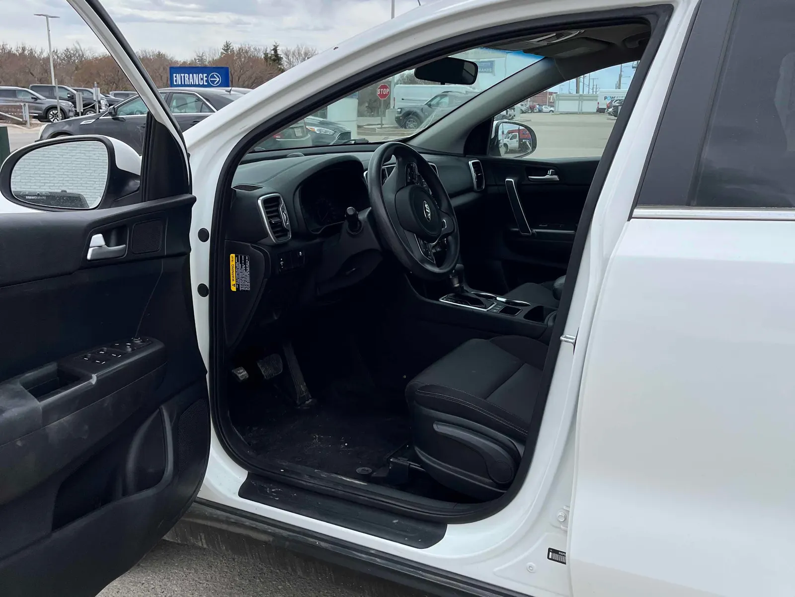 Interior driver side