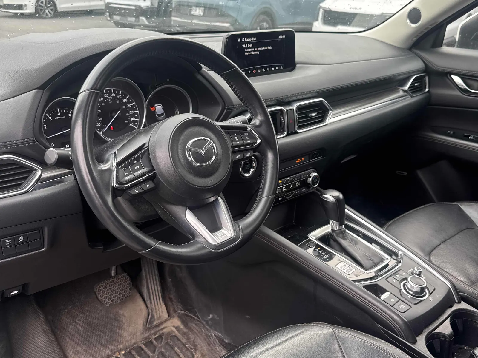 Interior driver side