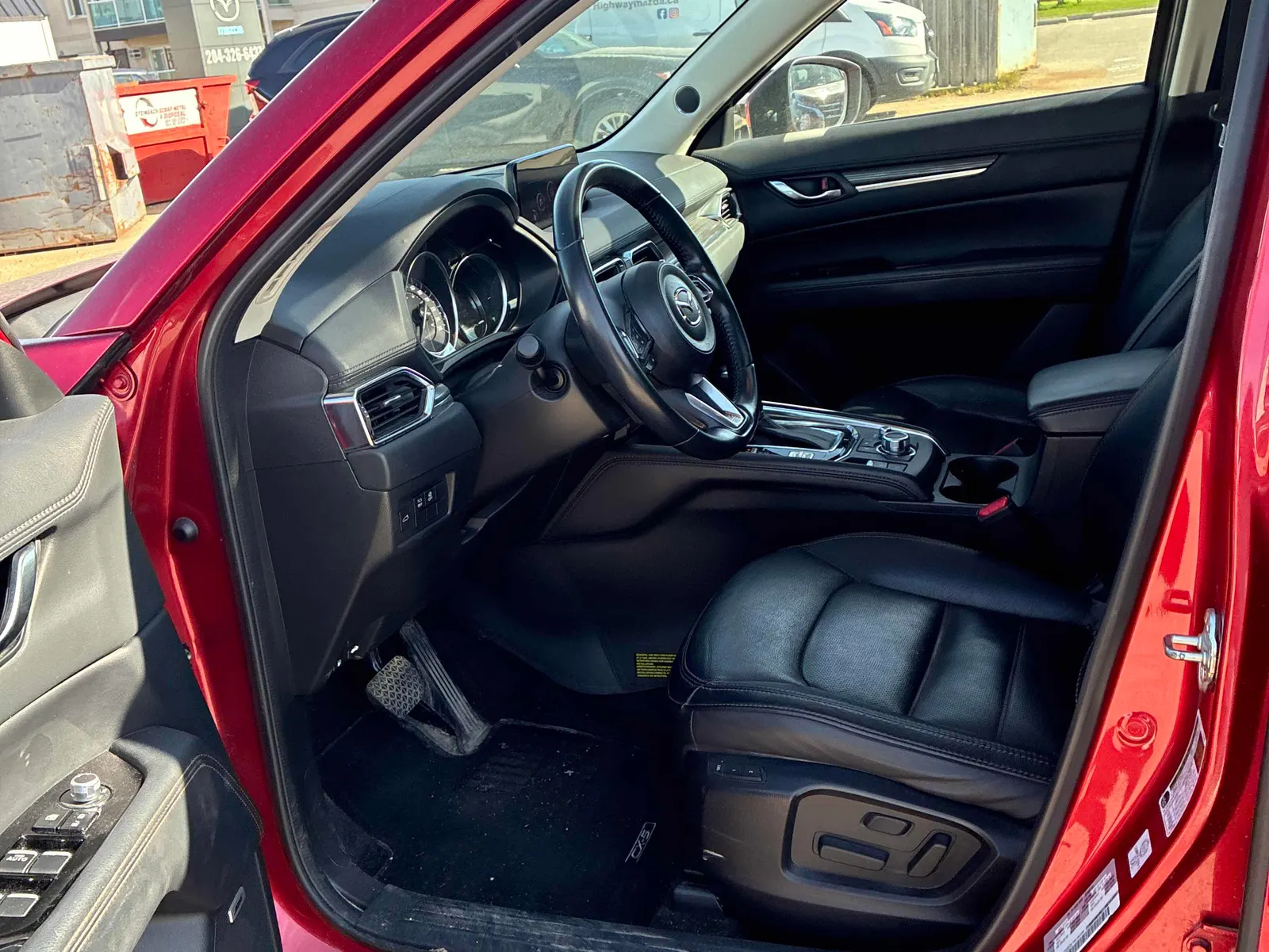 Interior driver side