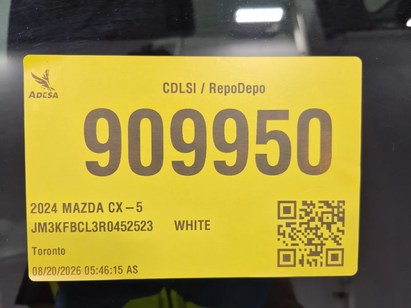 Inventory Label Photo