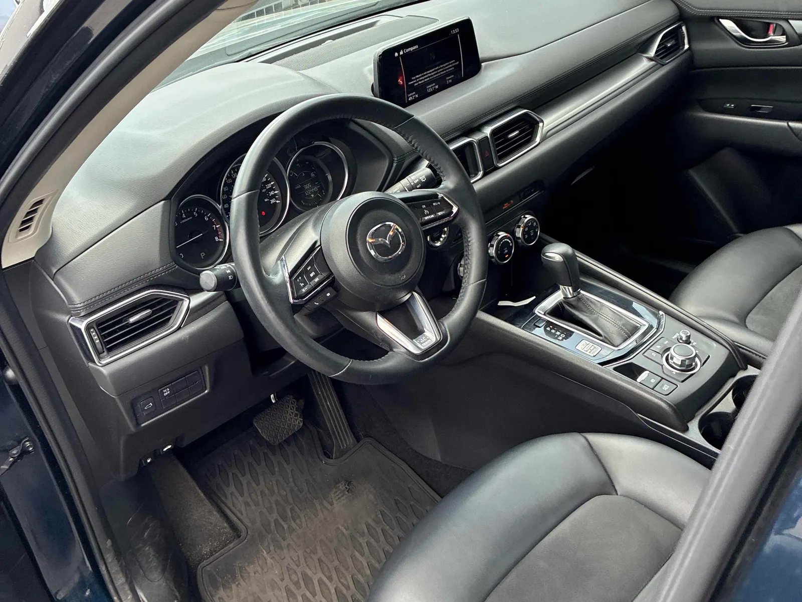 Interior driver side