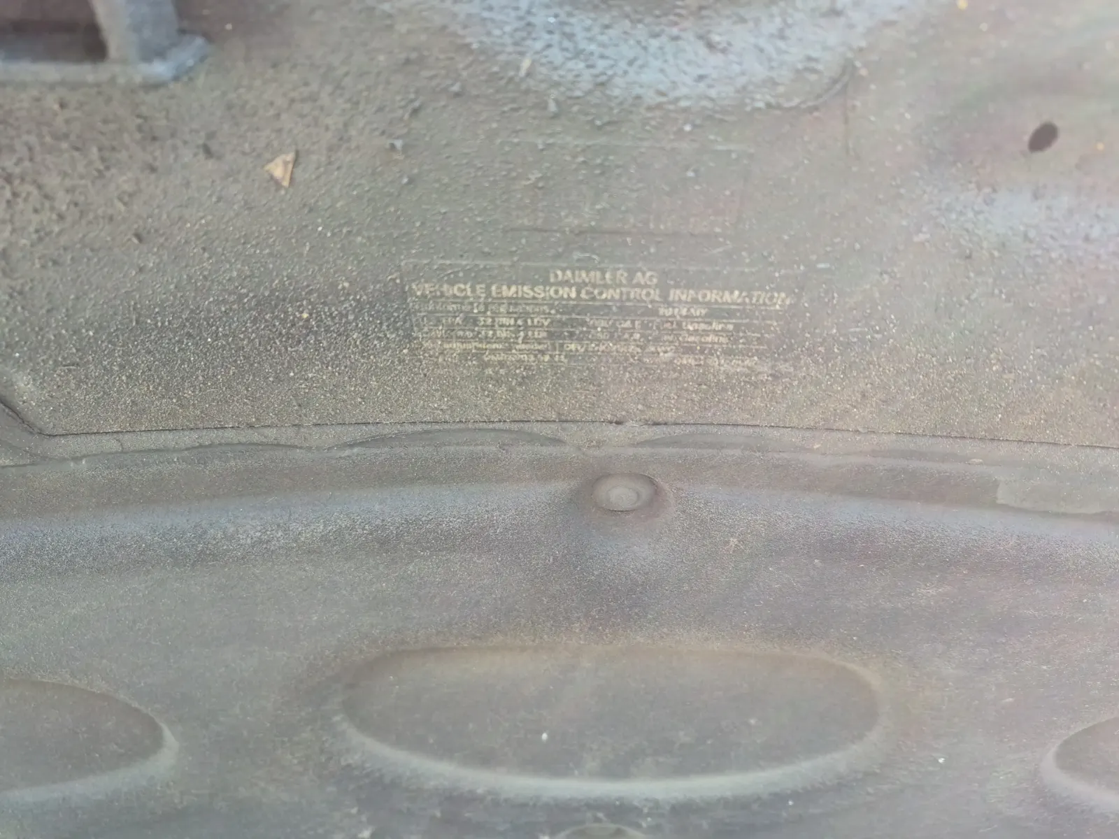 Emission Sticker Photo