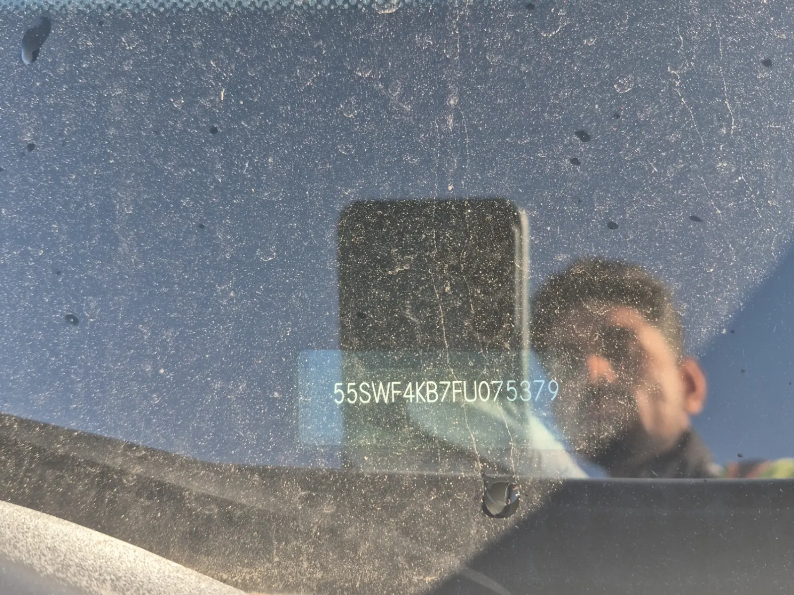 Dash VIN Plate Photo