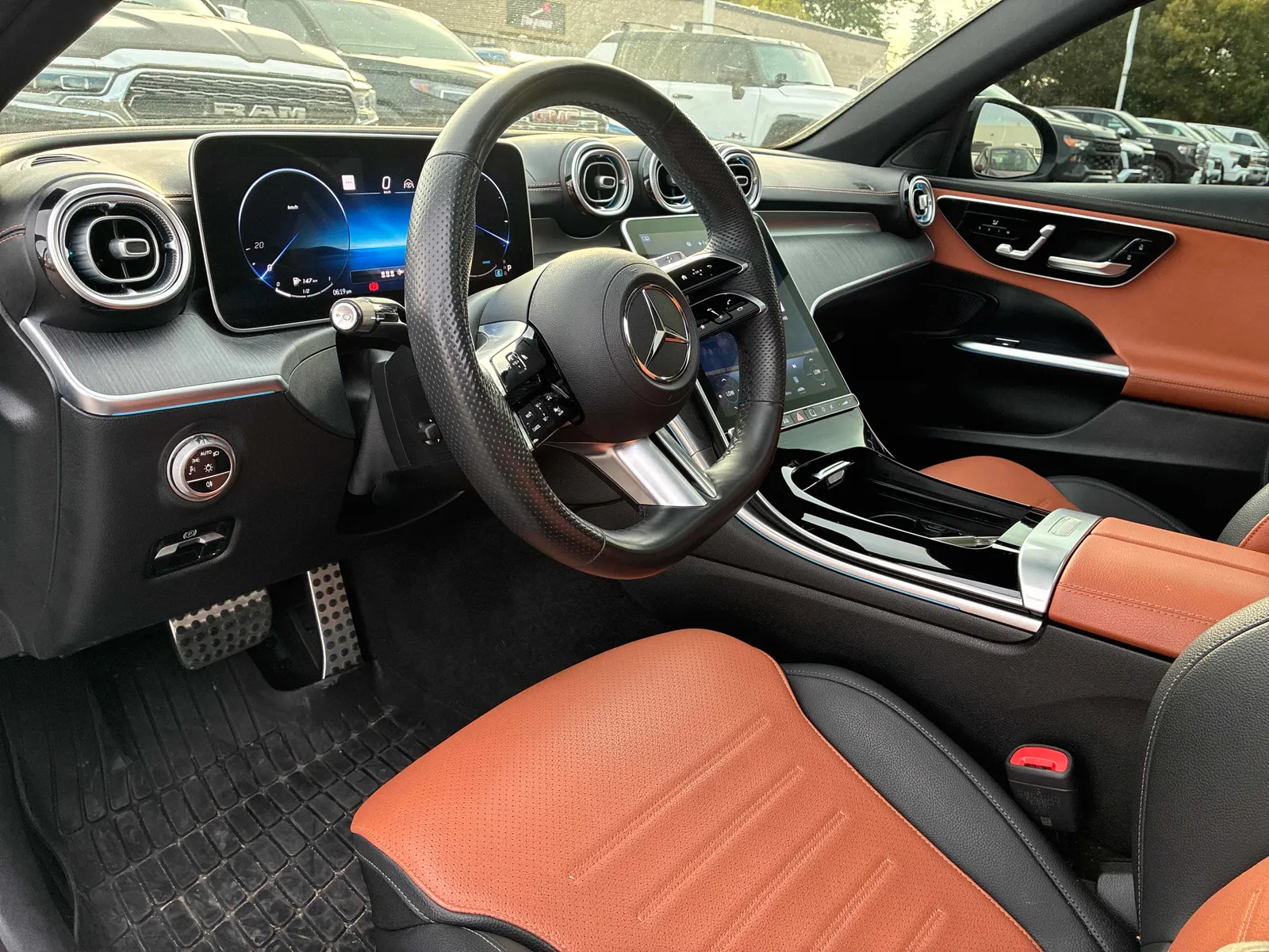 Interior driver side