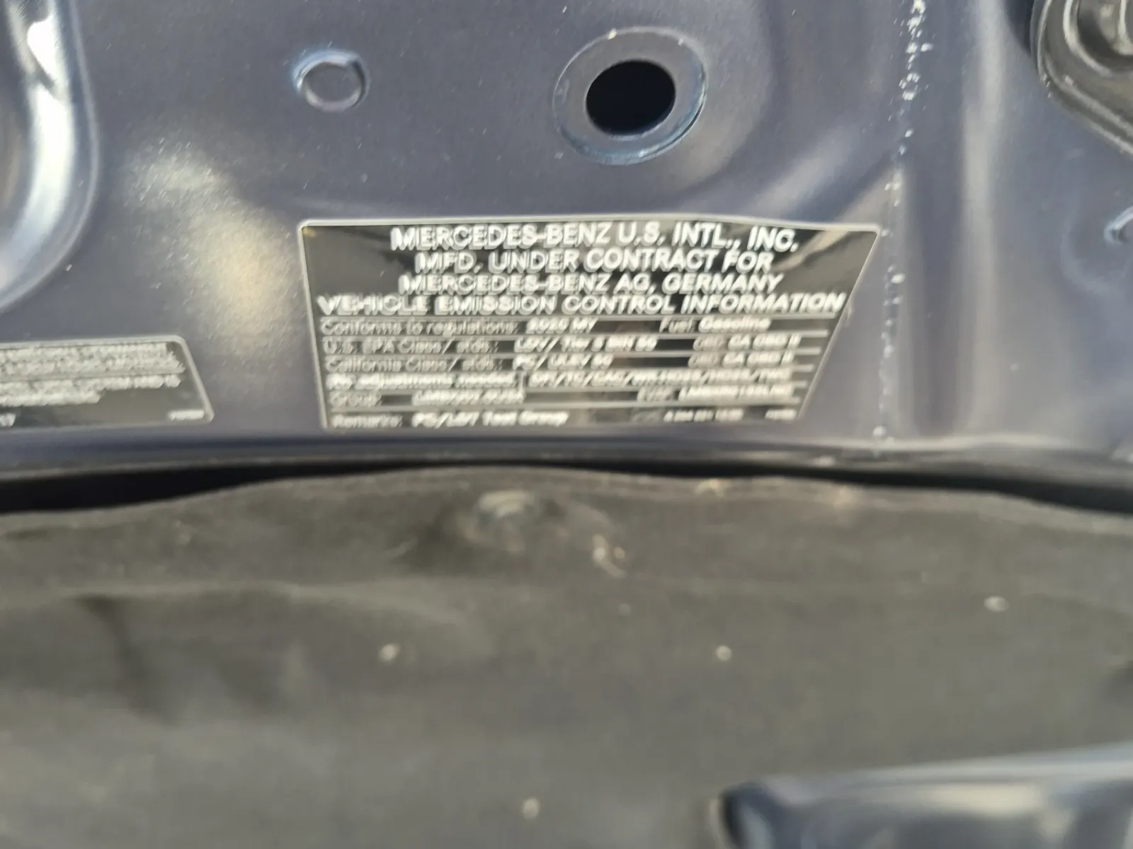 Emission Sticker Photo