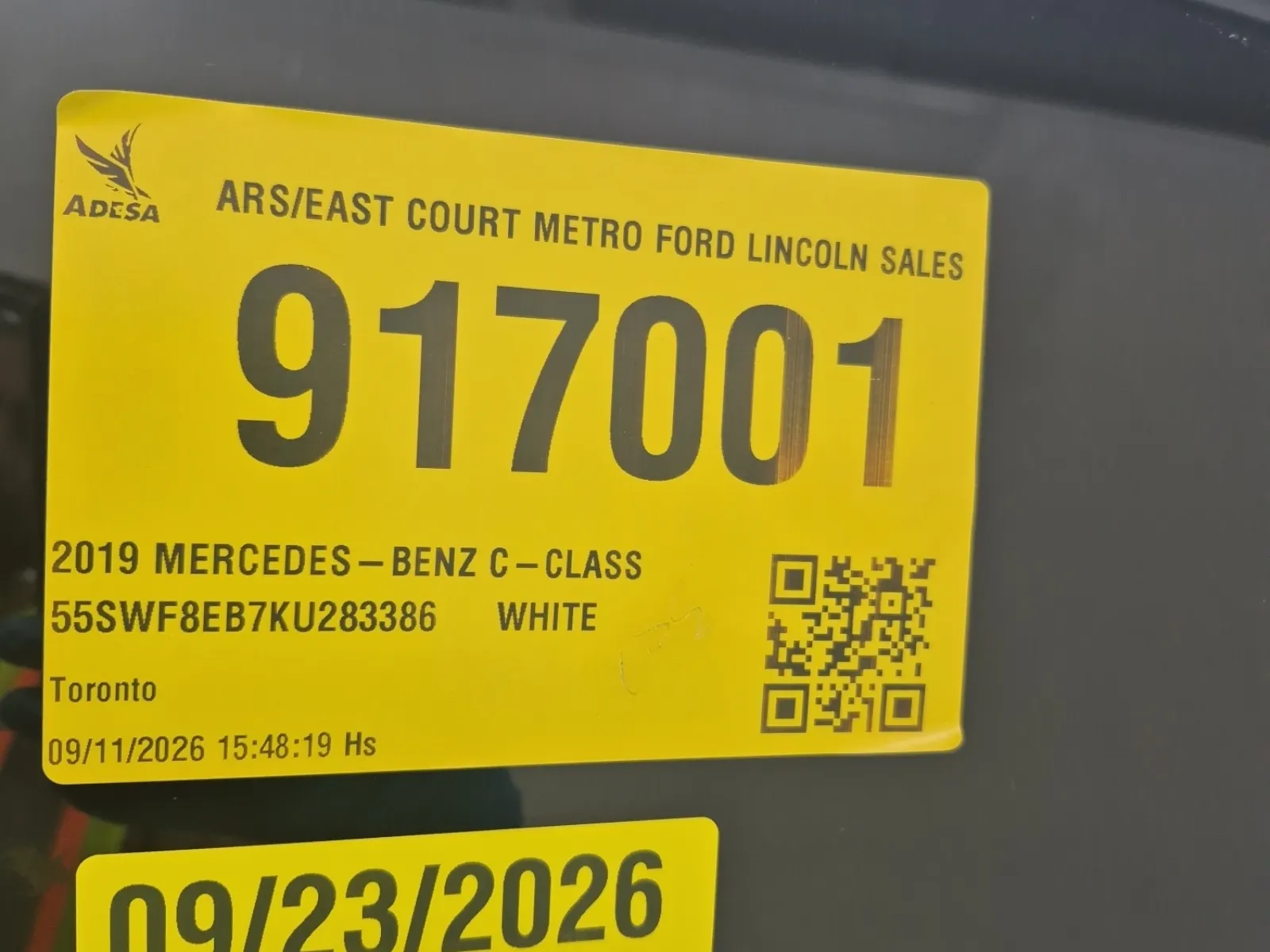 Inventory Label Photo