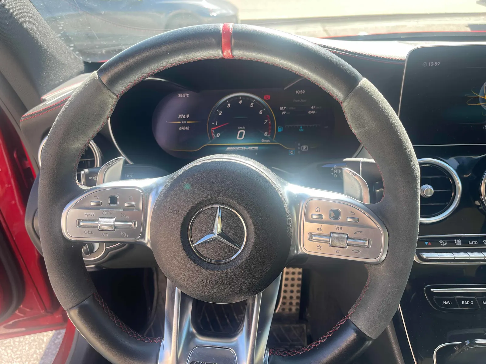 Interior driver side