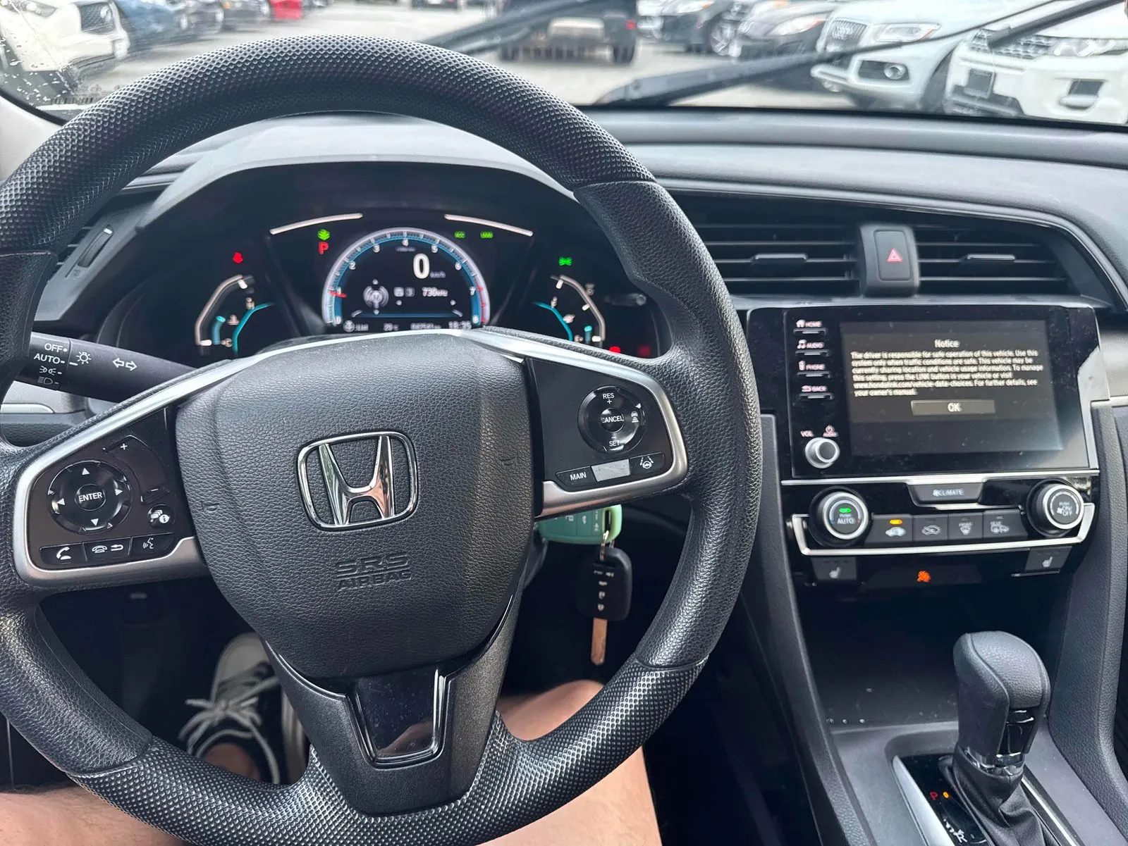 Interior driver side
