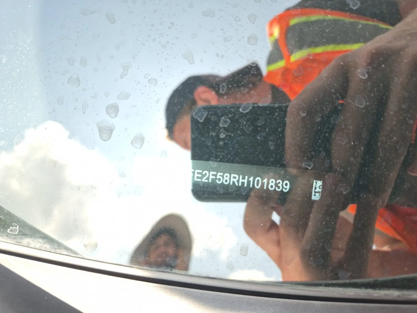 Dash VIN Plate Photo