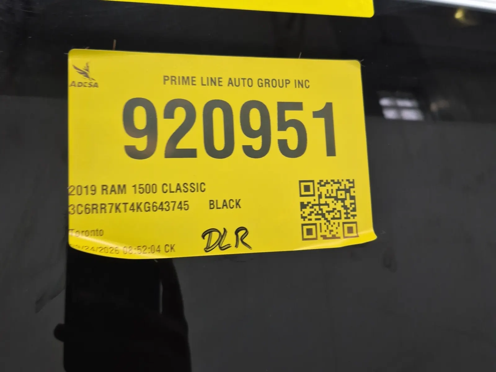 Inventory Label Photo
