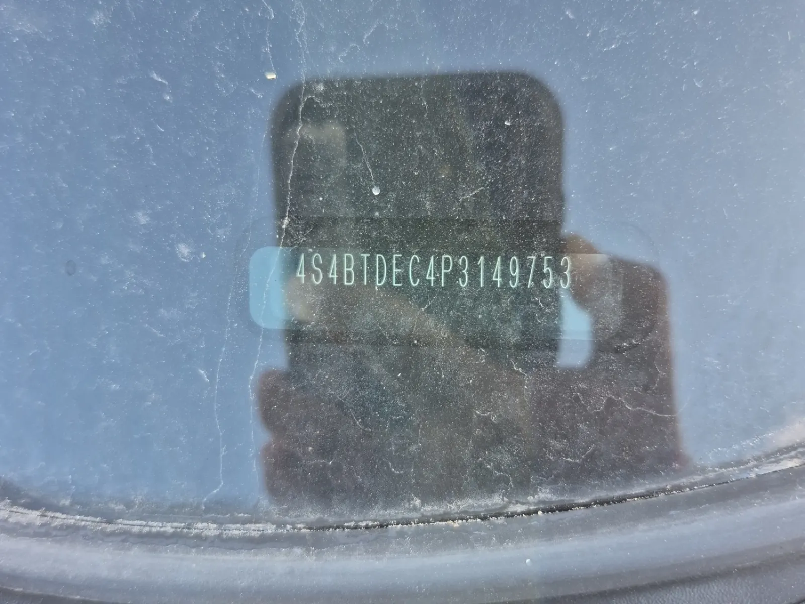 Dash VIN Plate Photo