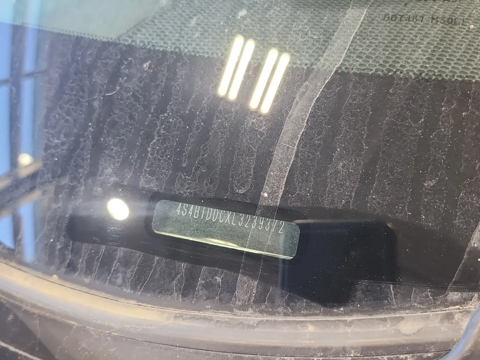 Dash VIN Plate Photo