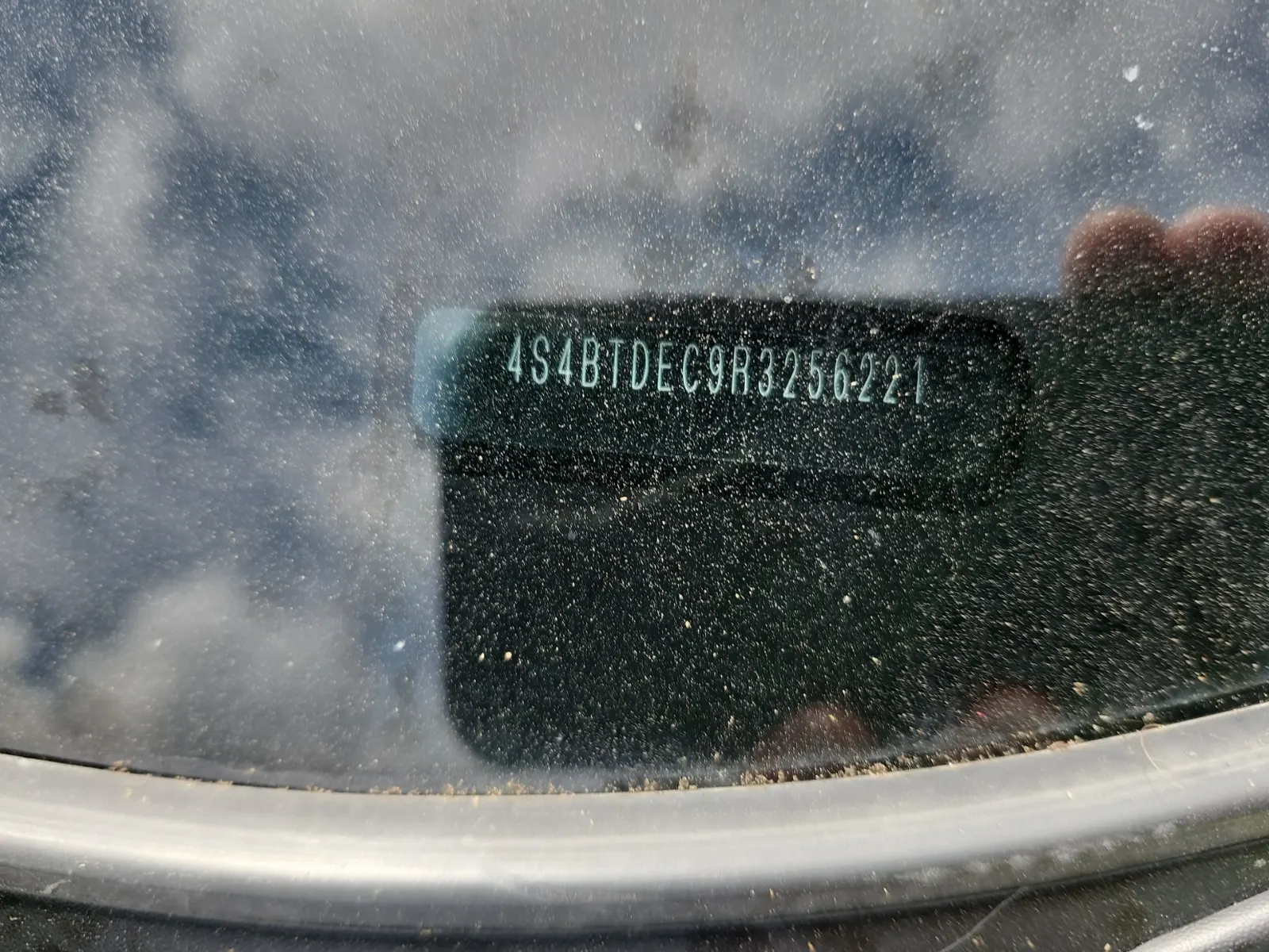 Dash VIN Plate Photo