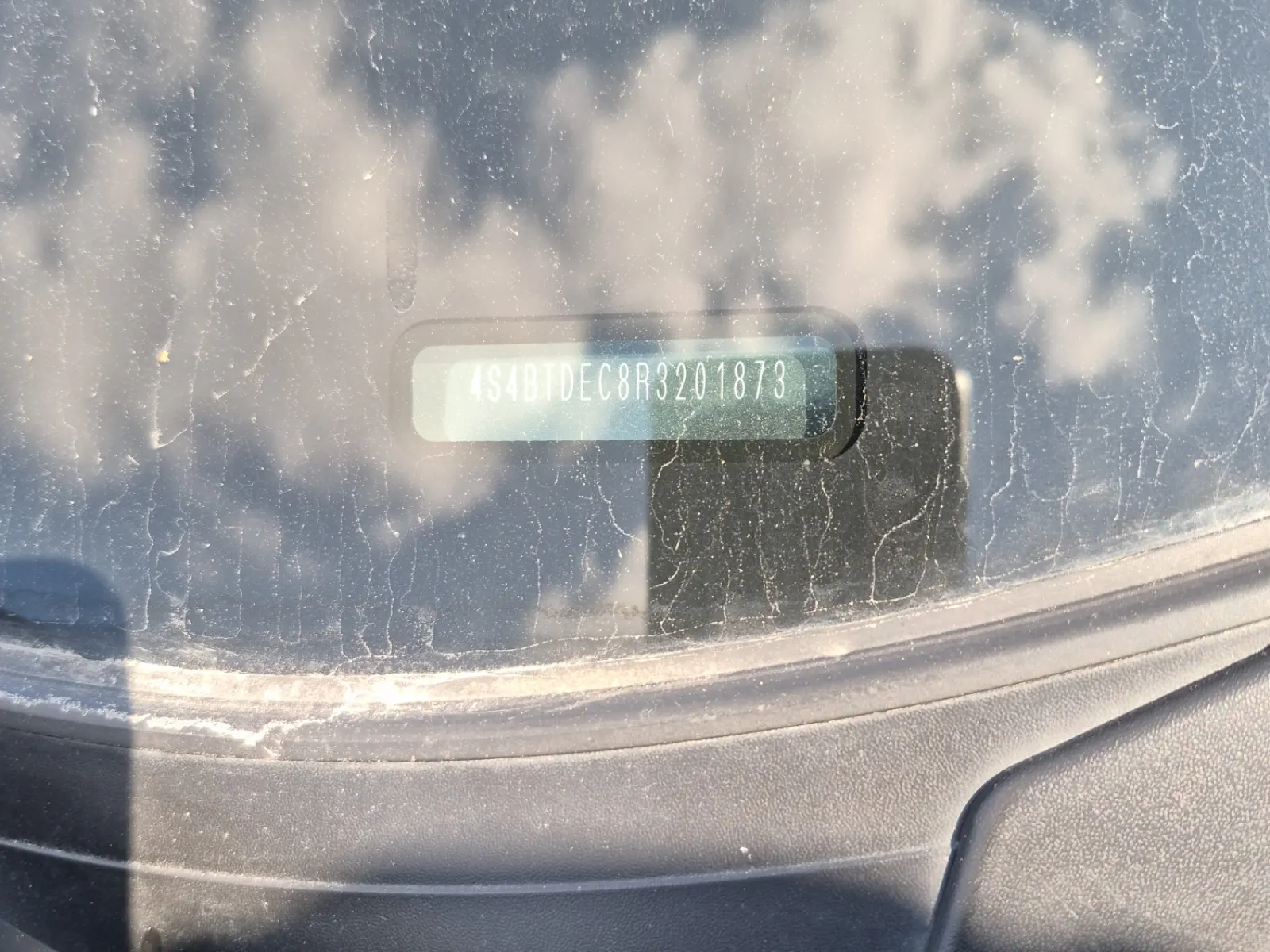 Dash VIN Plate Photo