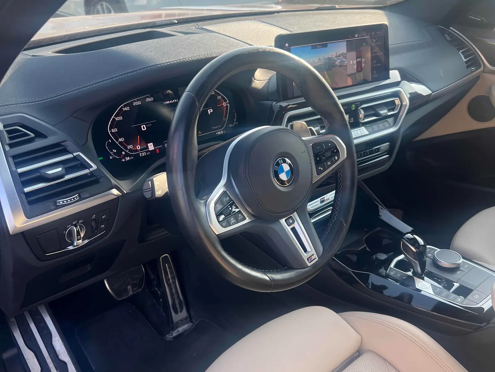 Interior driver side