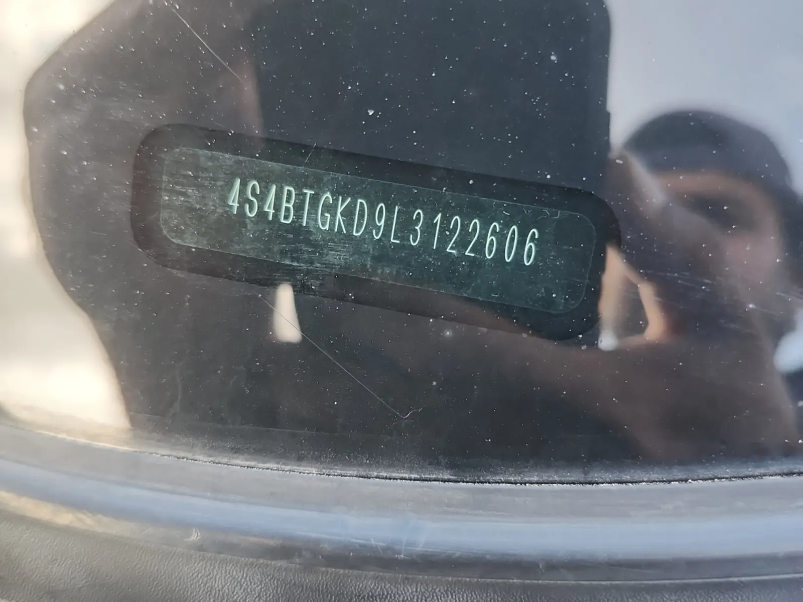 Dash VIN Plate Photo