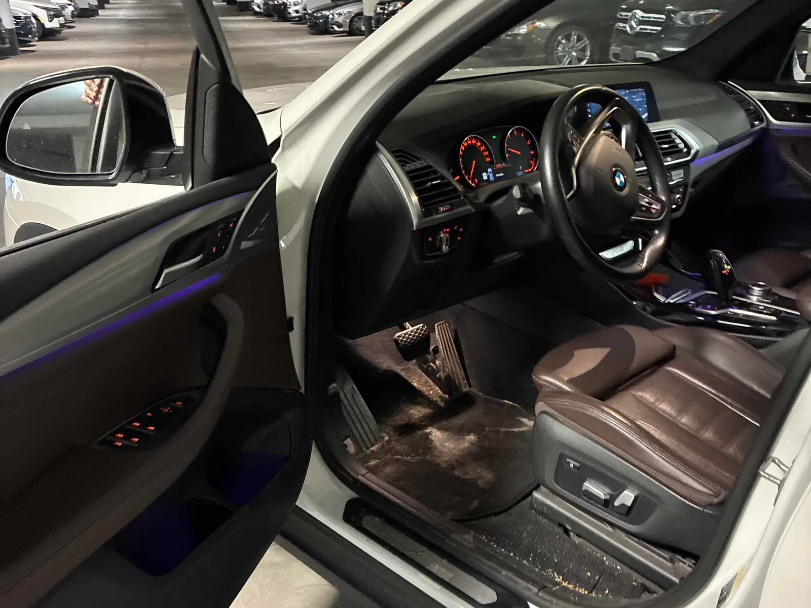 Interior driver side