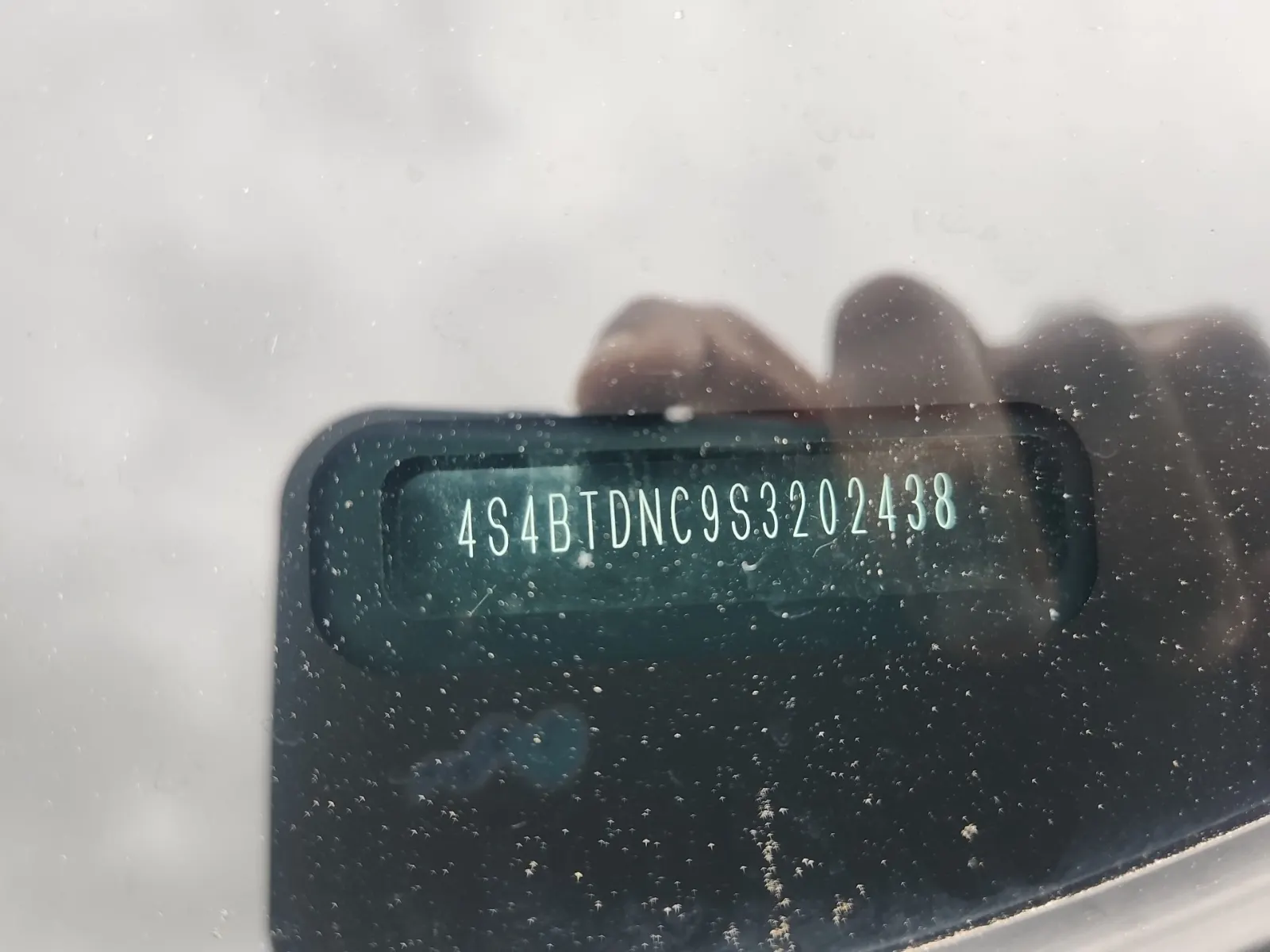 Dash VIN Plate Photo