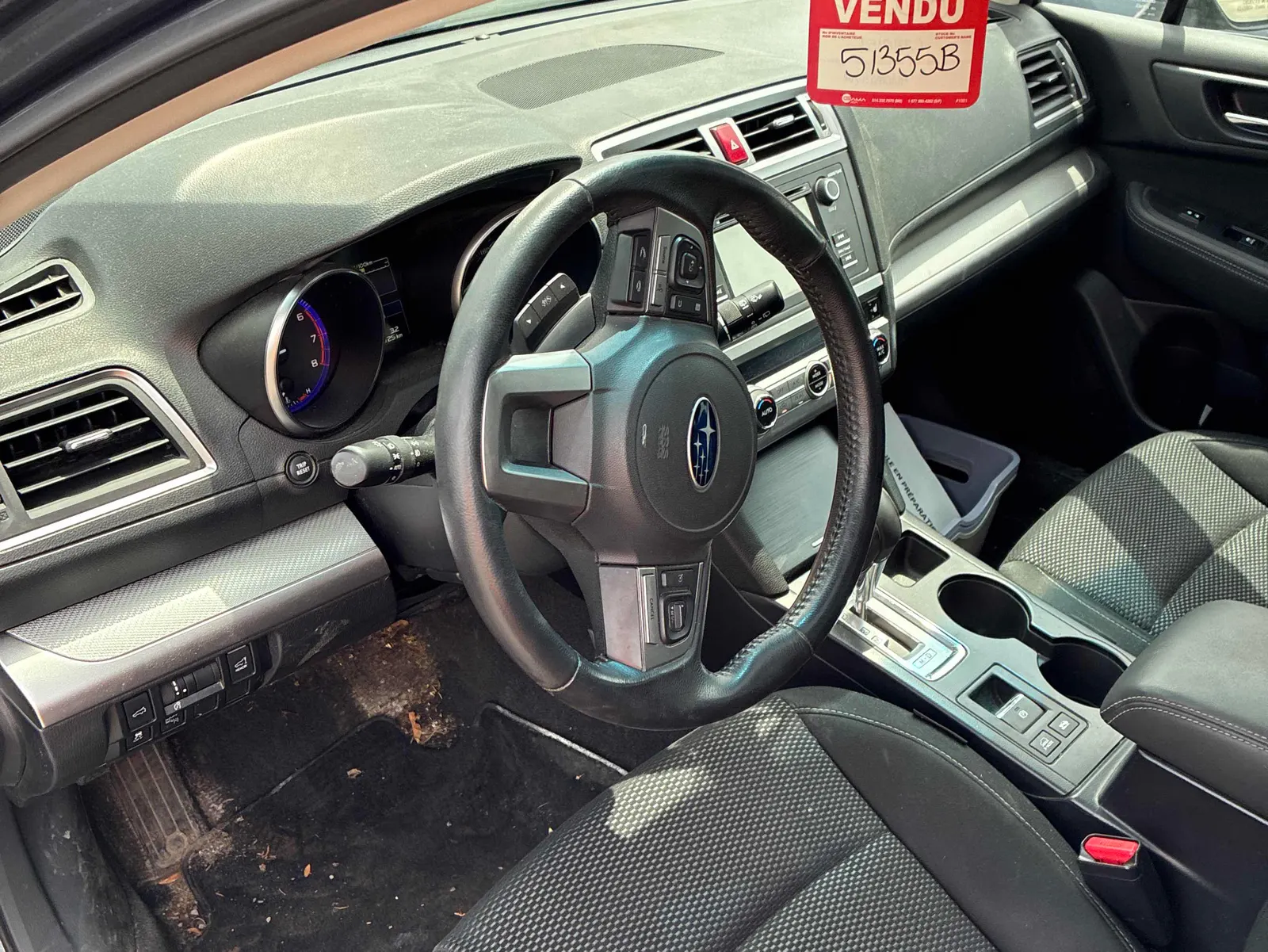 Interior driver side