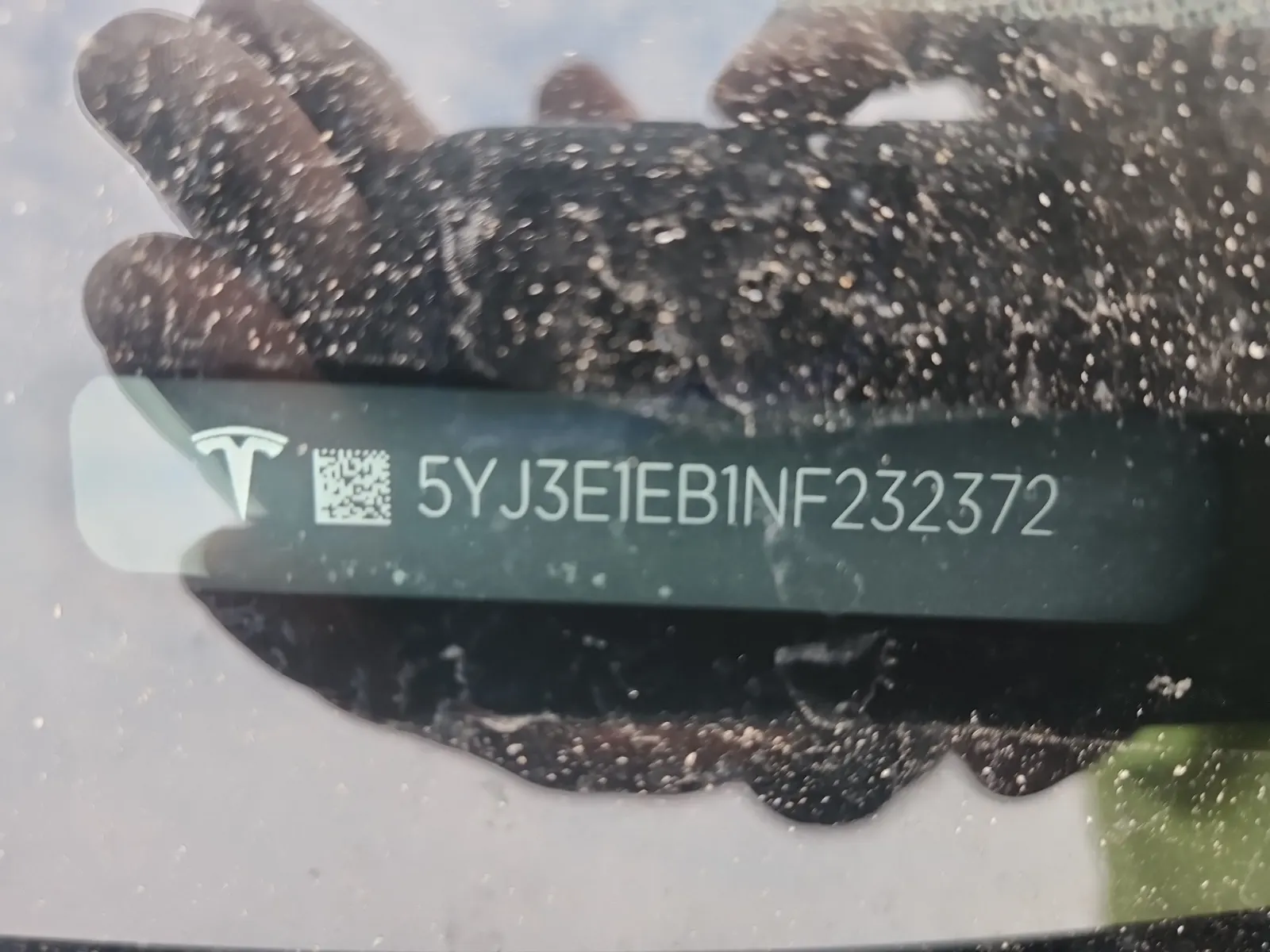 Dash VIN Plate Photo