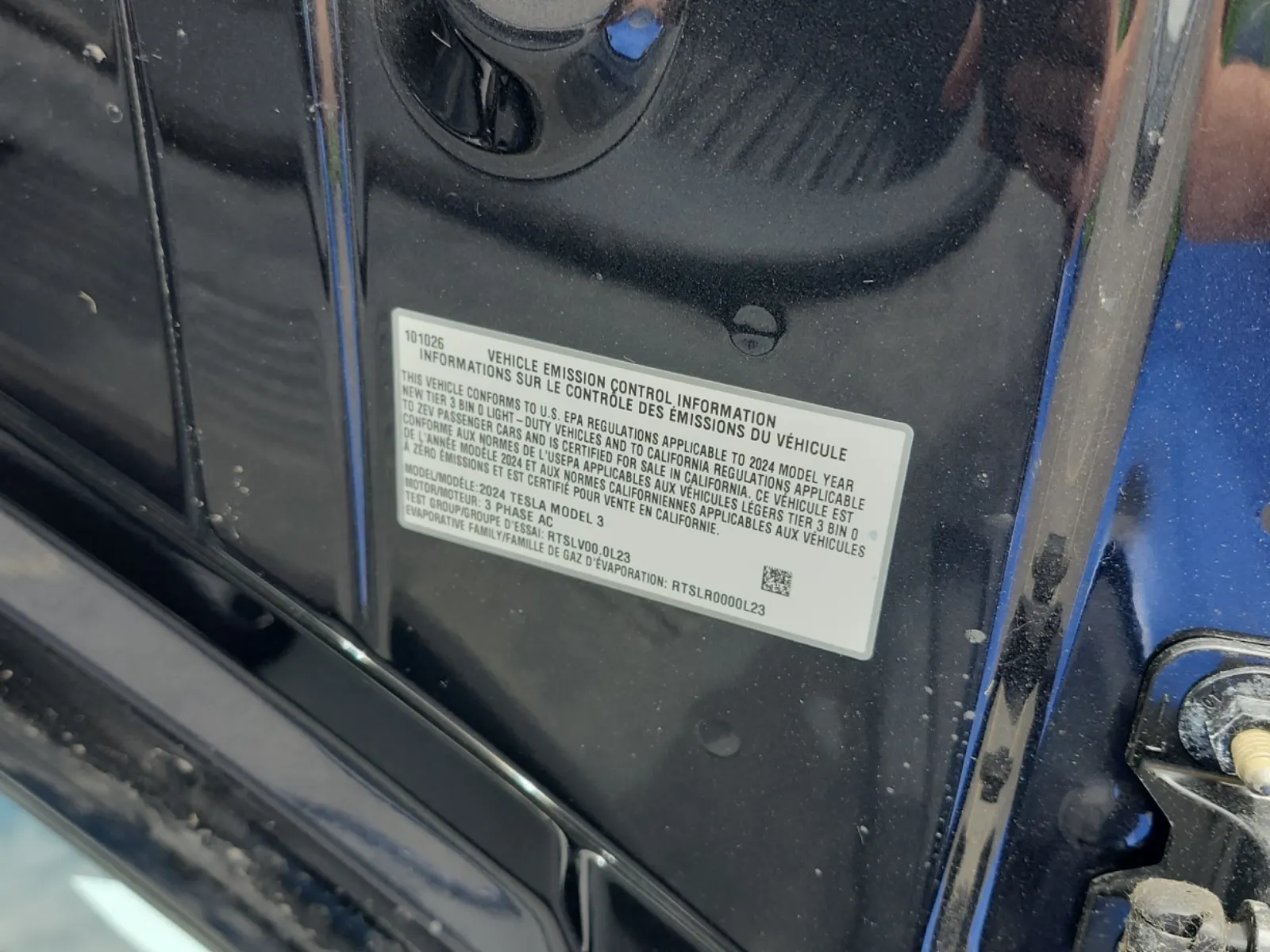 Emission Sticker Photo