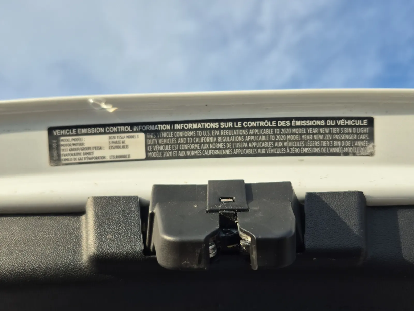 Emission Sticker Photo