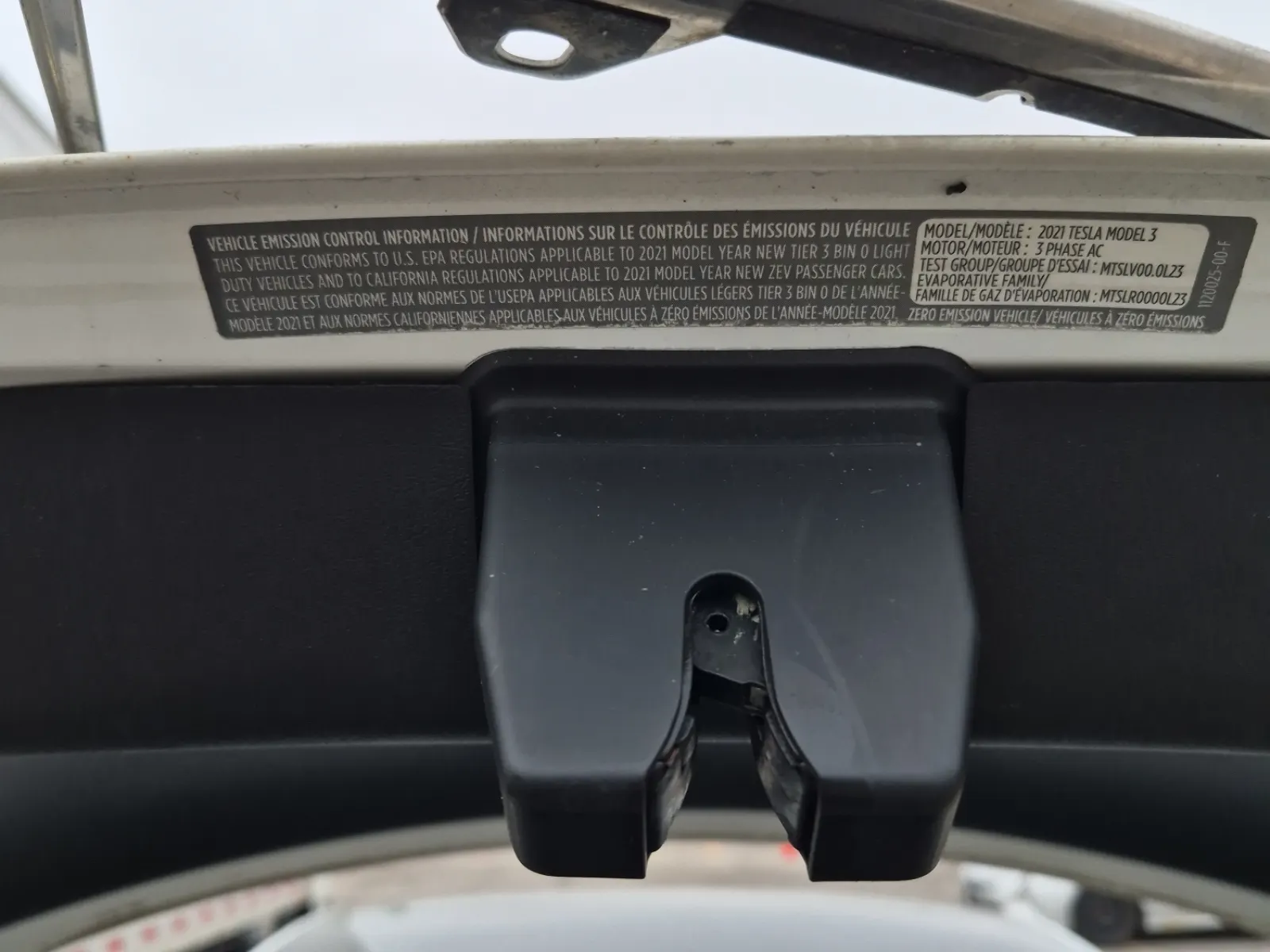 Emission Sticker Photo