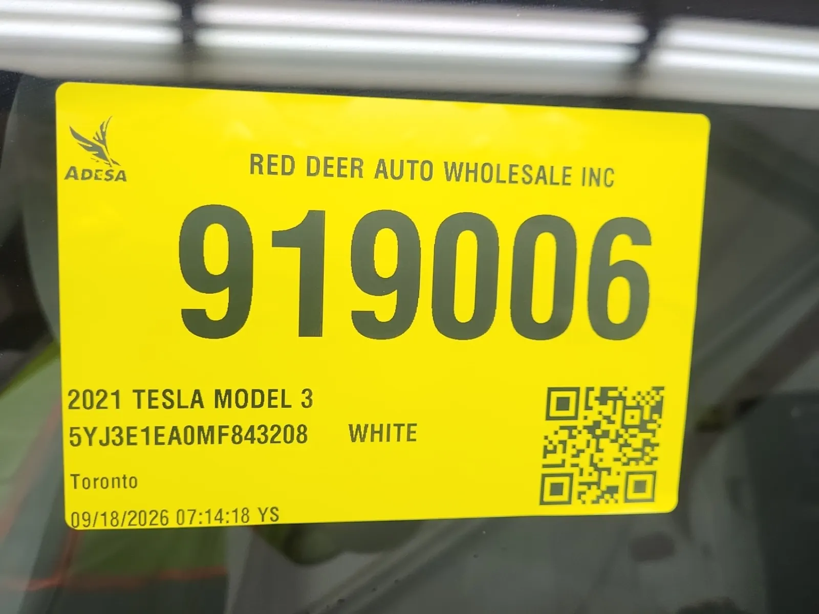 Inventory Label Photo