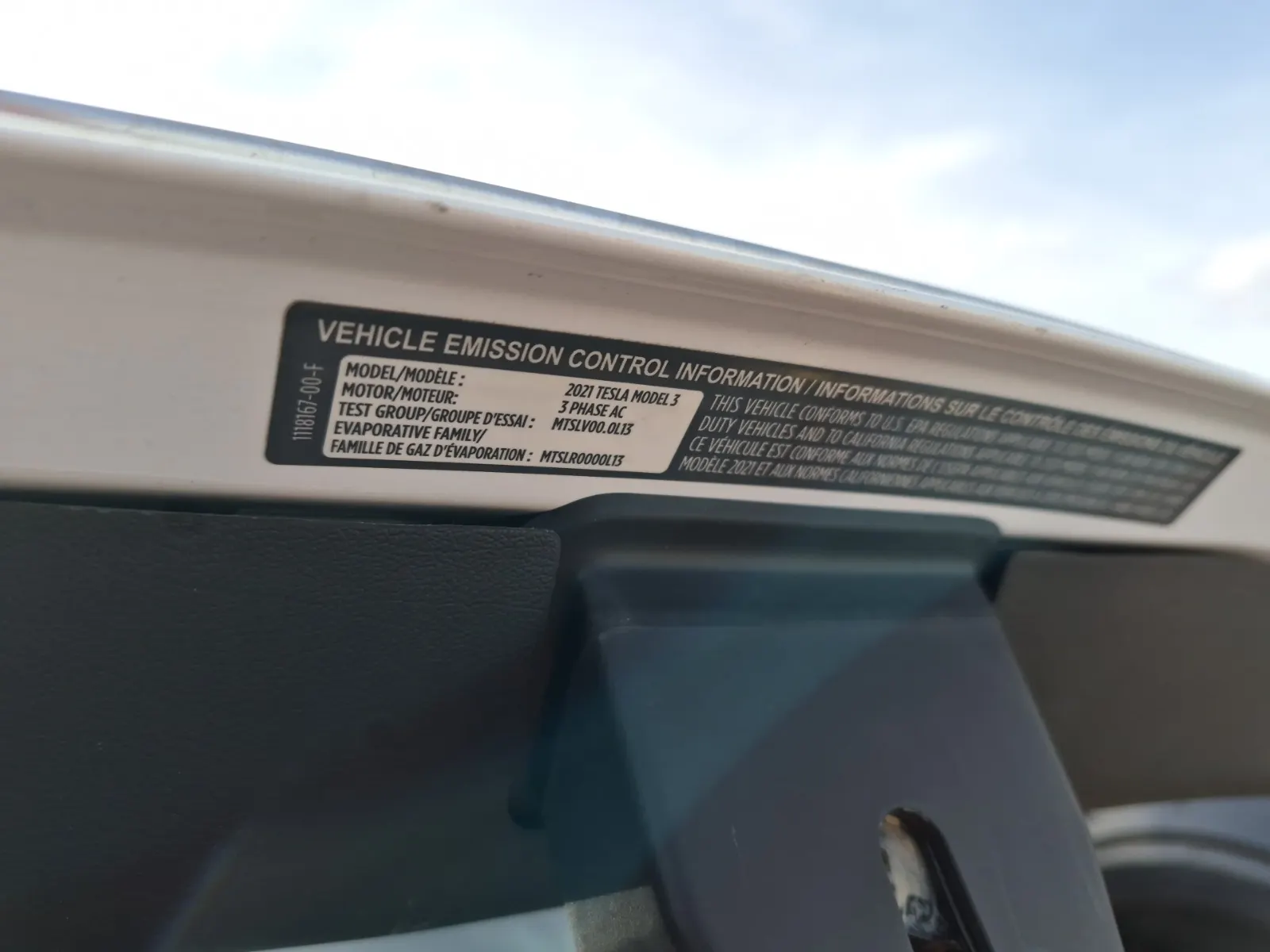 Emission Sticker Photo