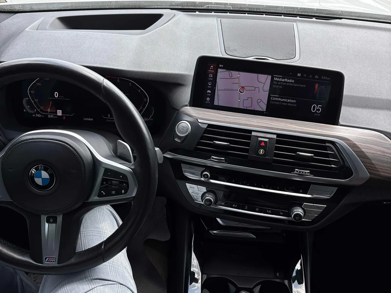 Interior driver side