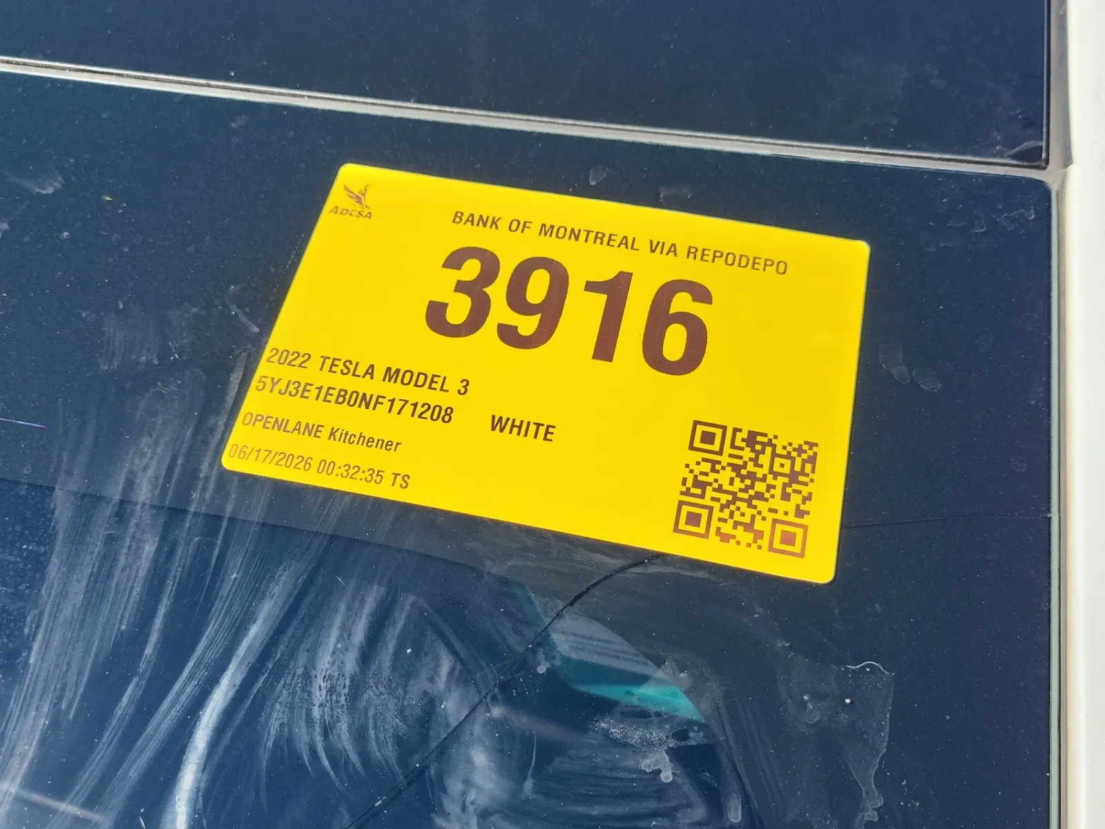 Inventory Label Photo