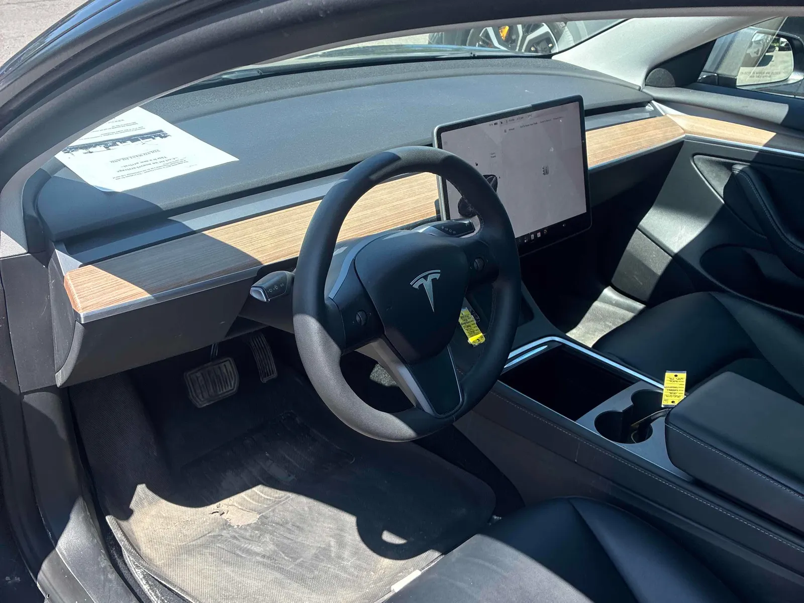 Interior driver side