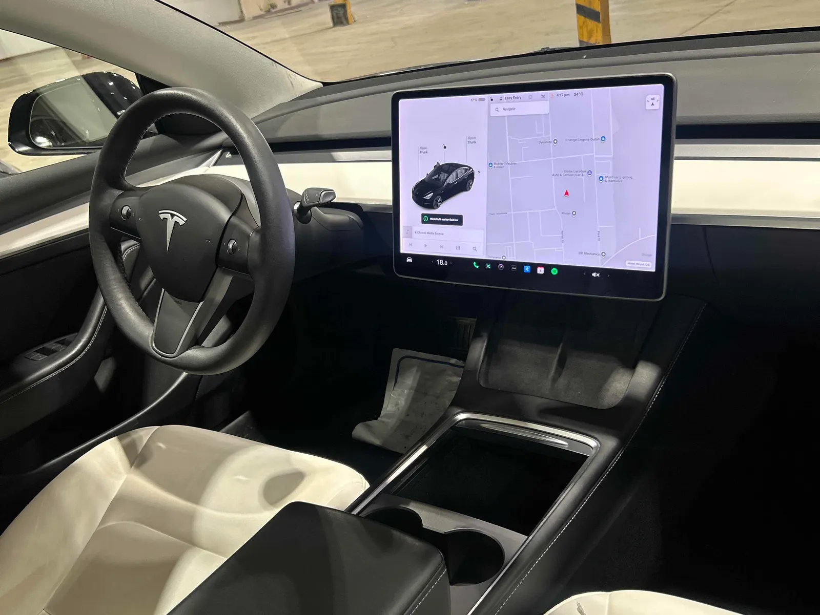 Interior driver side