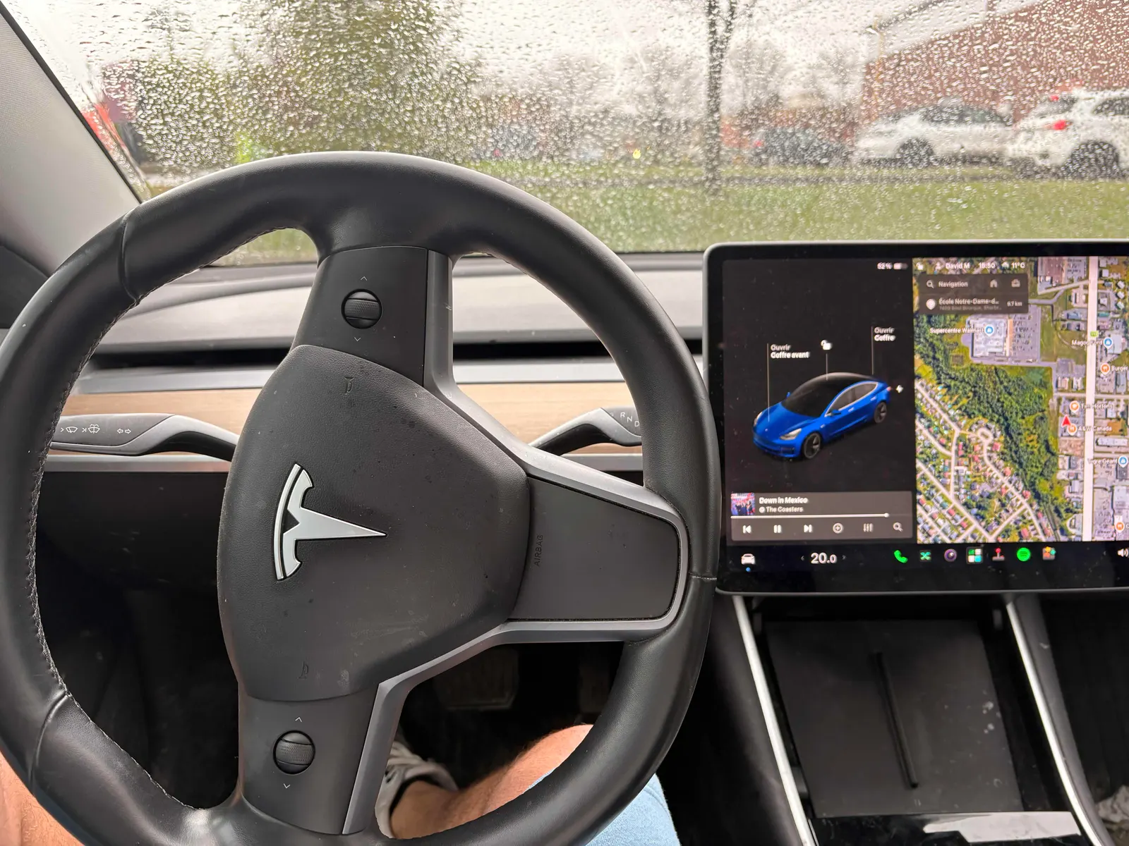 Interior driver side