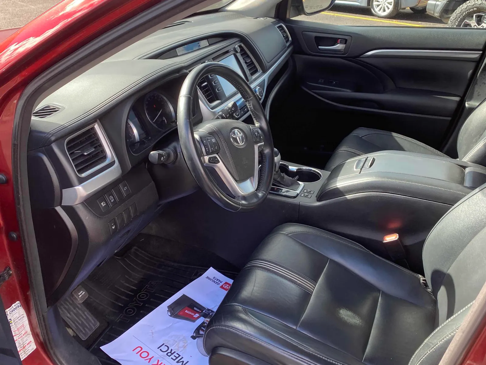 Interior driver side