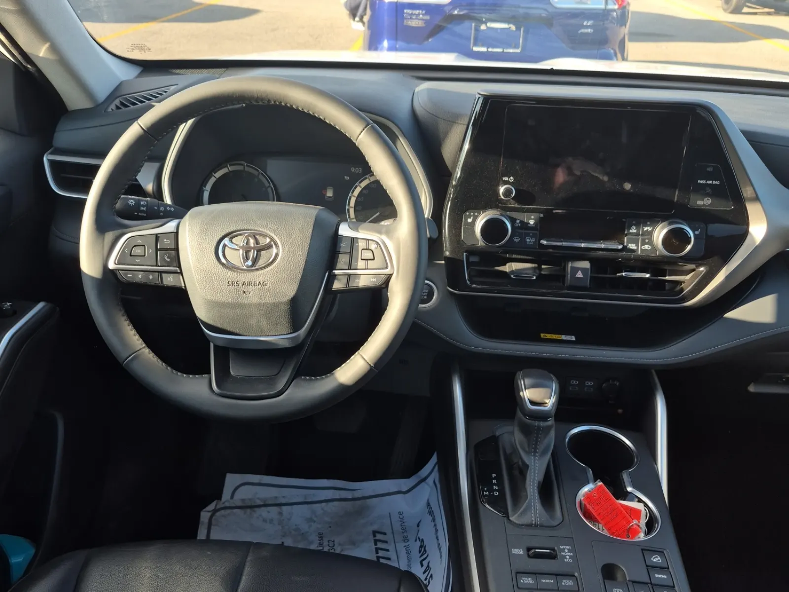 Interior driver side