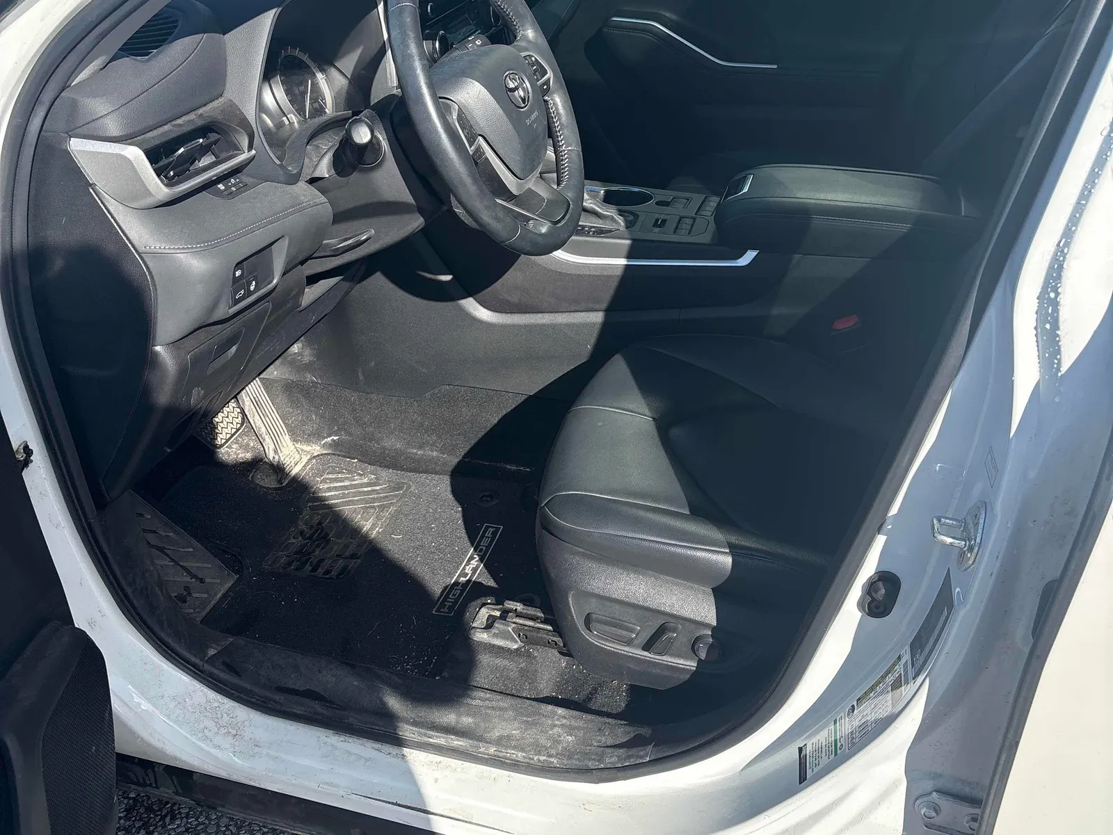 Interior driver side