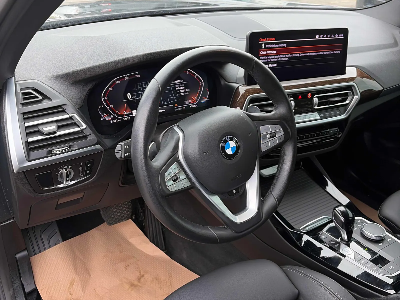 Interior driver side