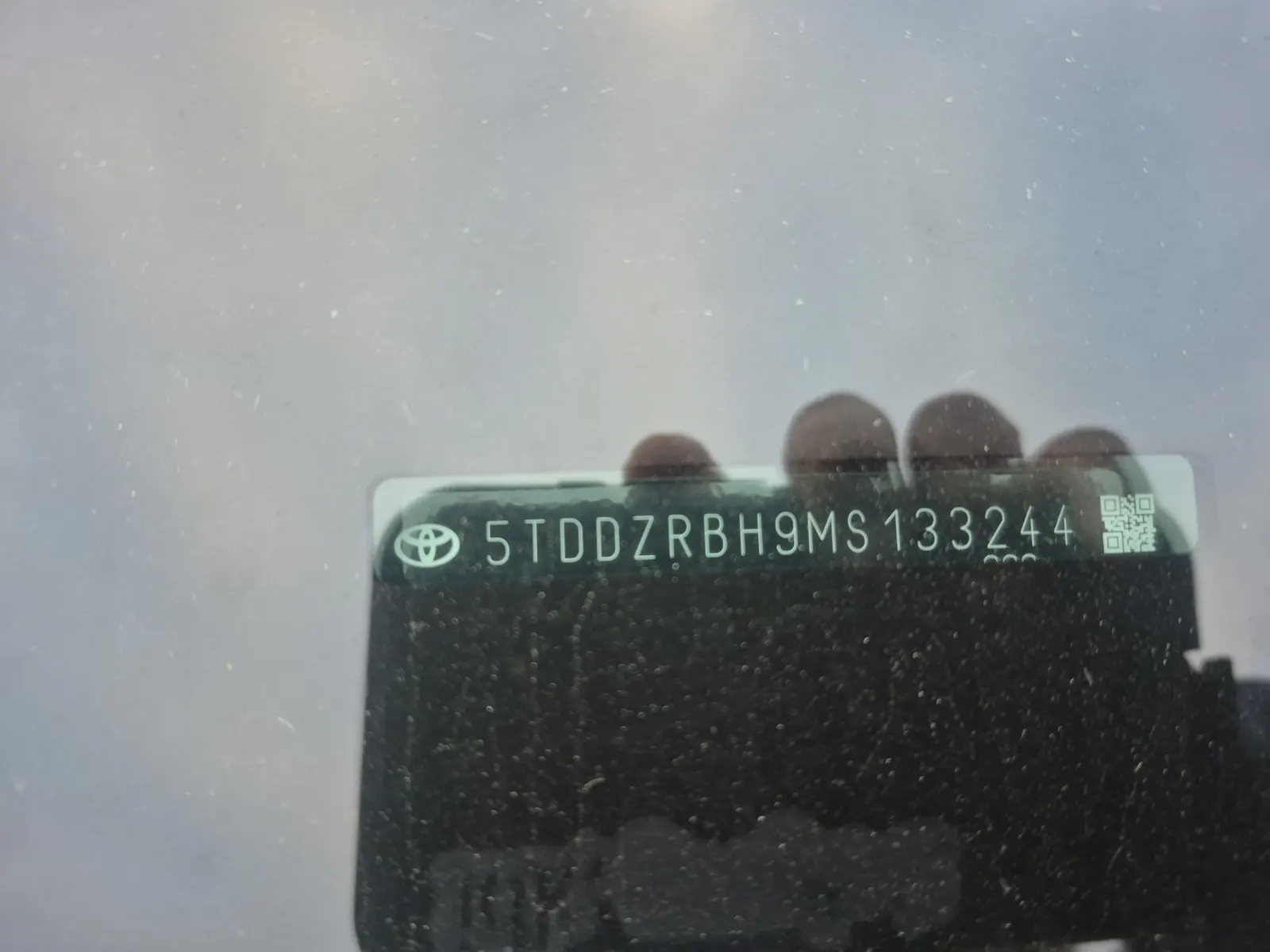 Dash VIN Plate Photo