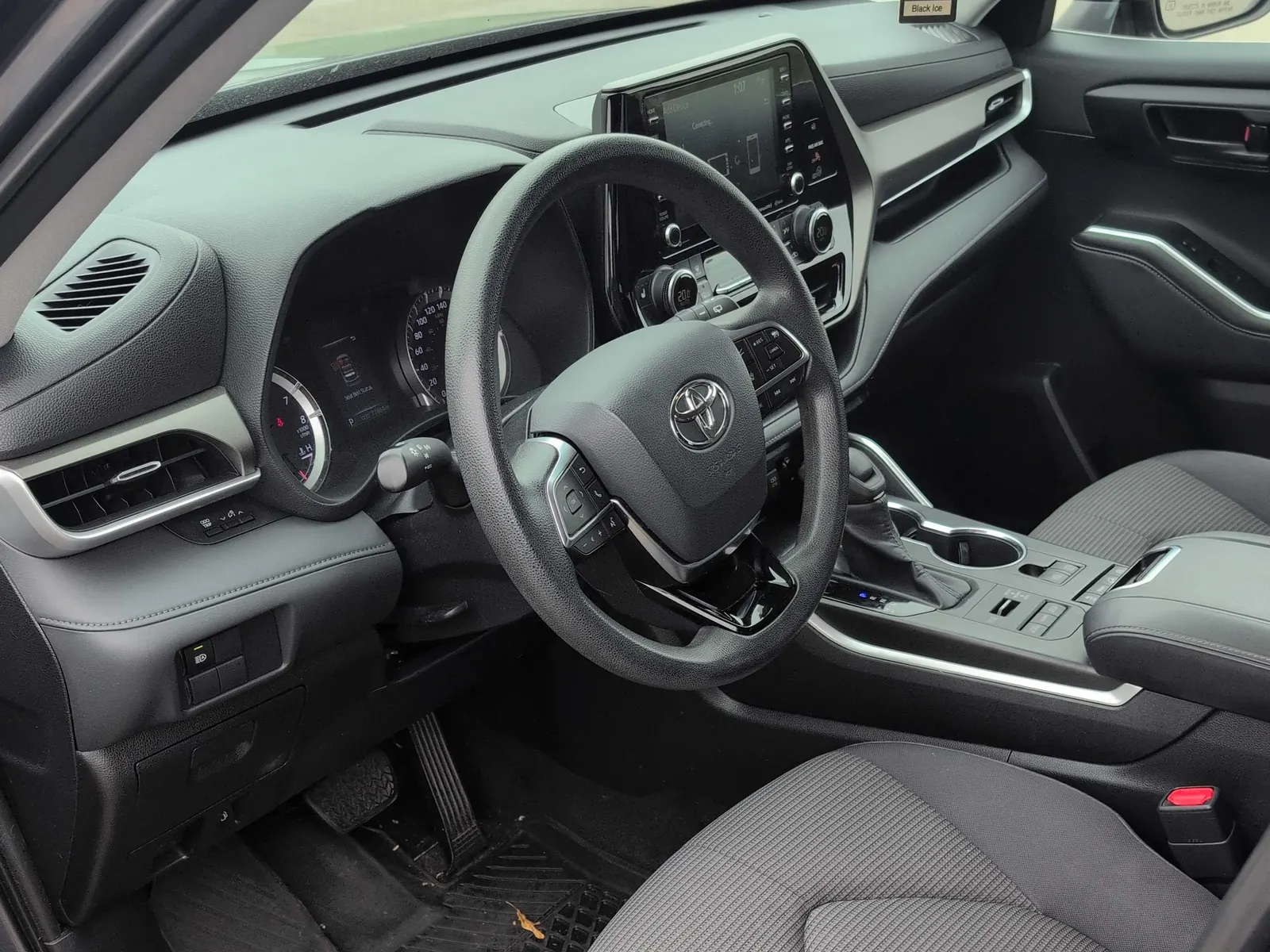 Interior driver side